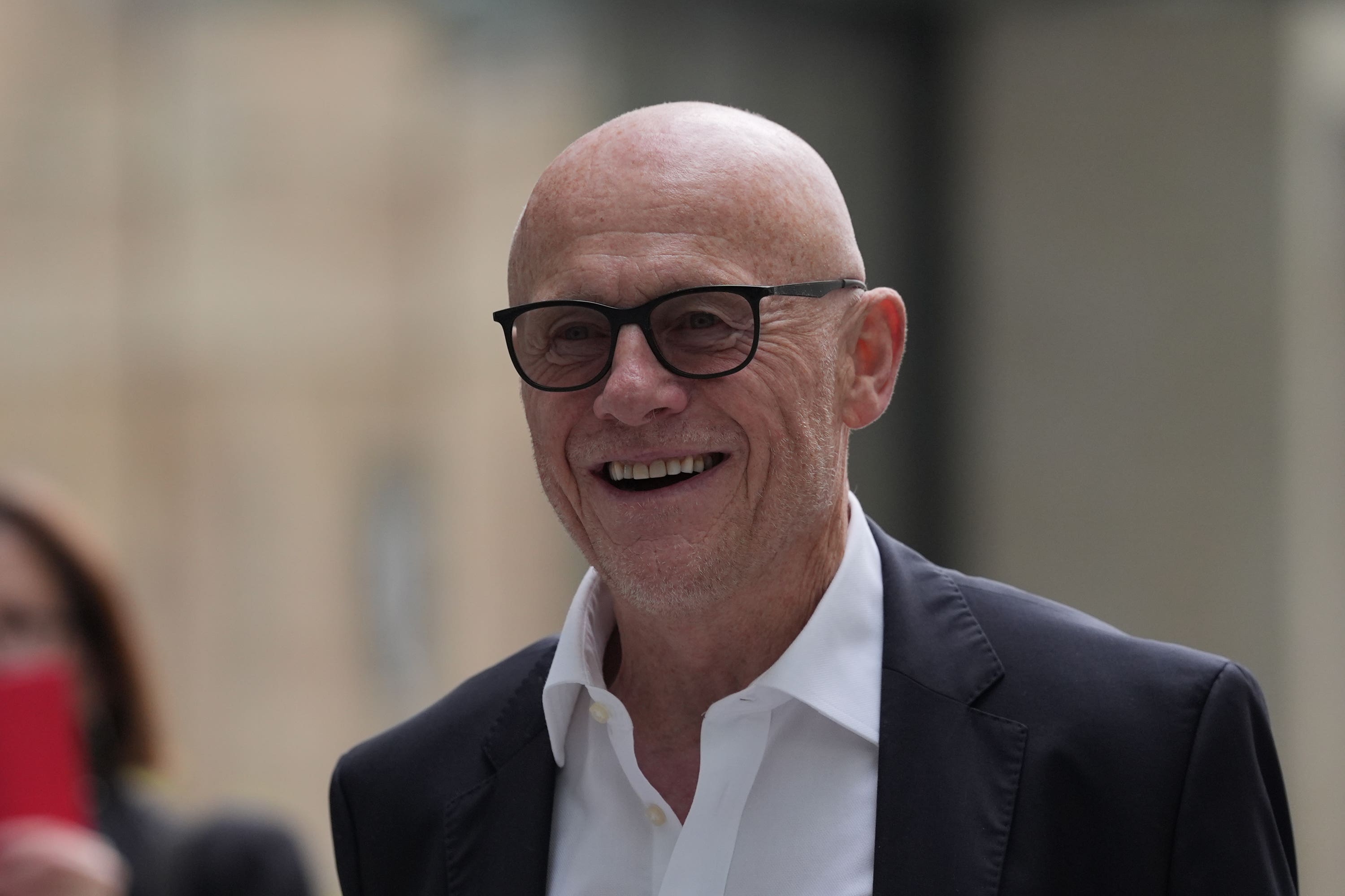 Businessman John Caudwell arrives at BBC Broadcasting House in London, to appear as a panellist on the BBC One current affairs programme, Sunday with Laura Kuenssberg (Maja Smiejkowska/PA)