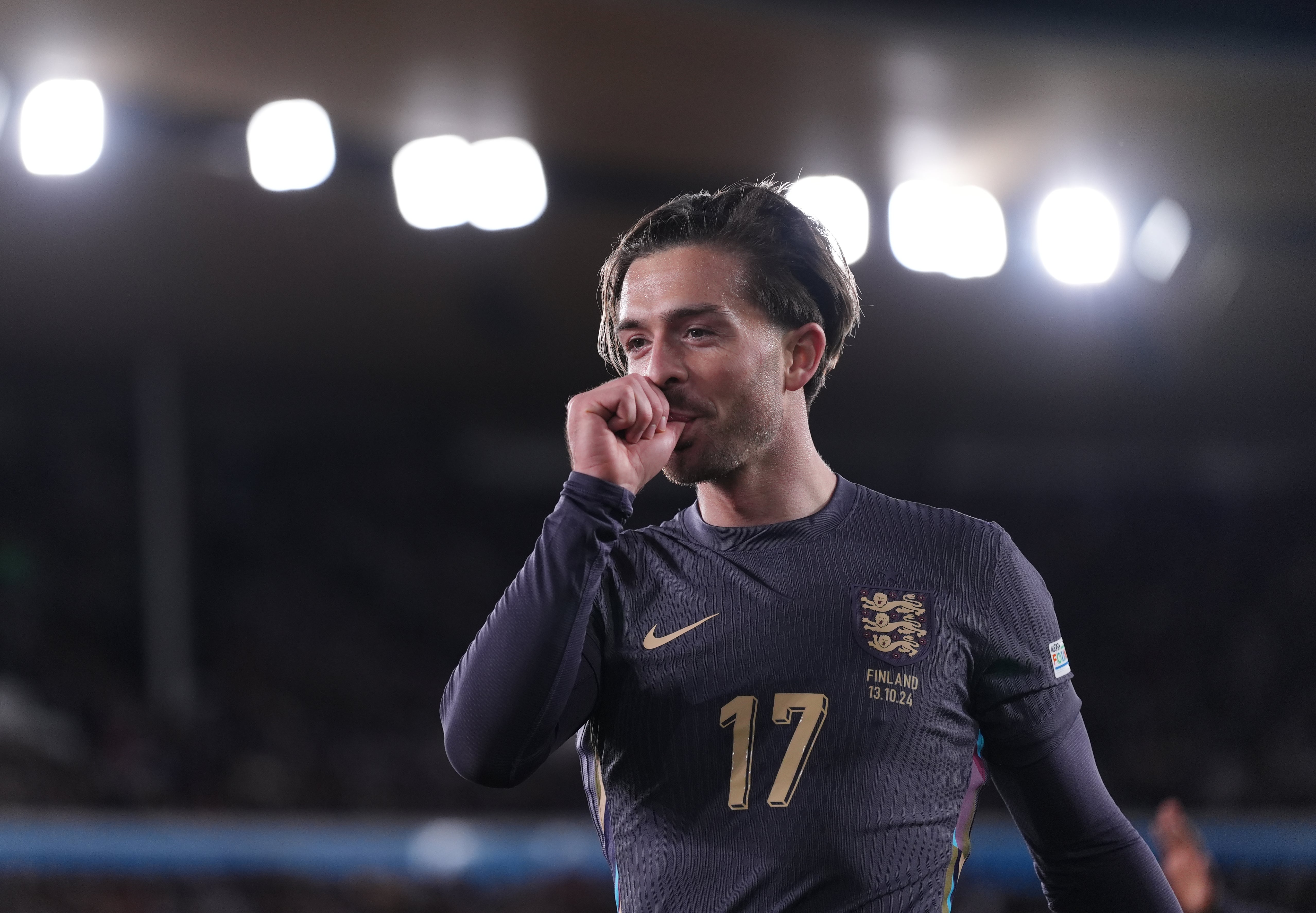 Jack Grealish opened the scoring in England’s win over Finland (Bradley Collyer/PA)