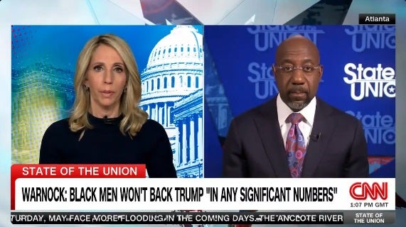 Sen. Raphael Warnock dismissed concerns about black voters leaving the Democratic Party this year