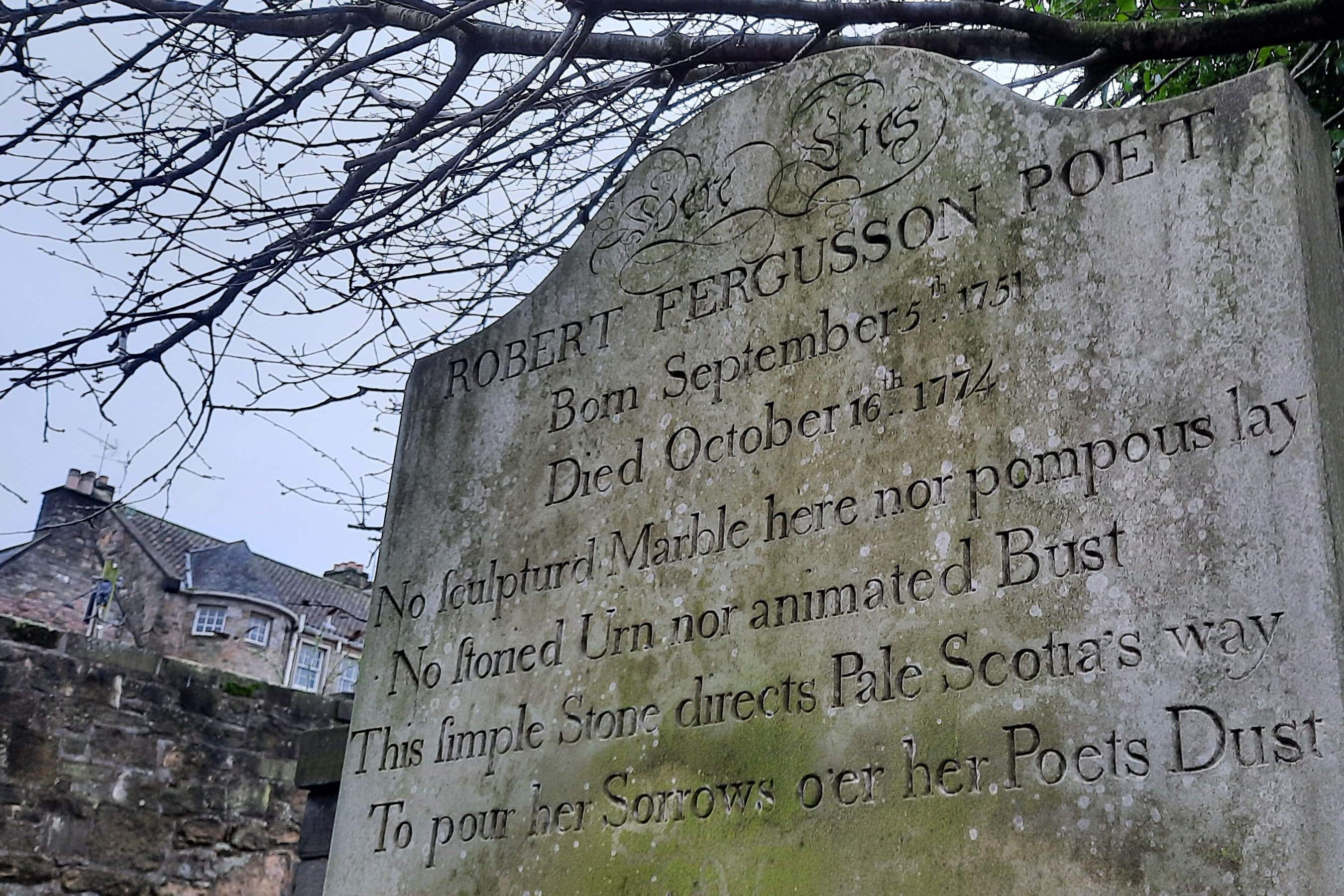 Robert Fergusson died 250 years ago (University of Glasgow/PA)