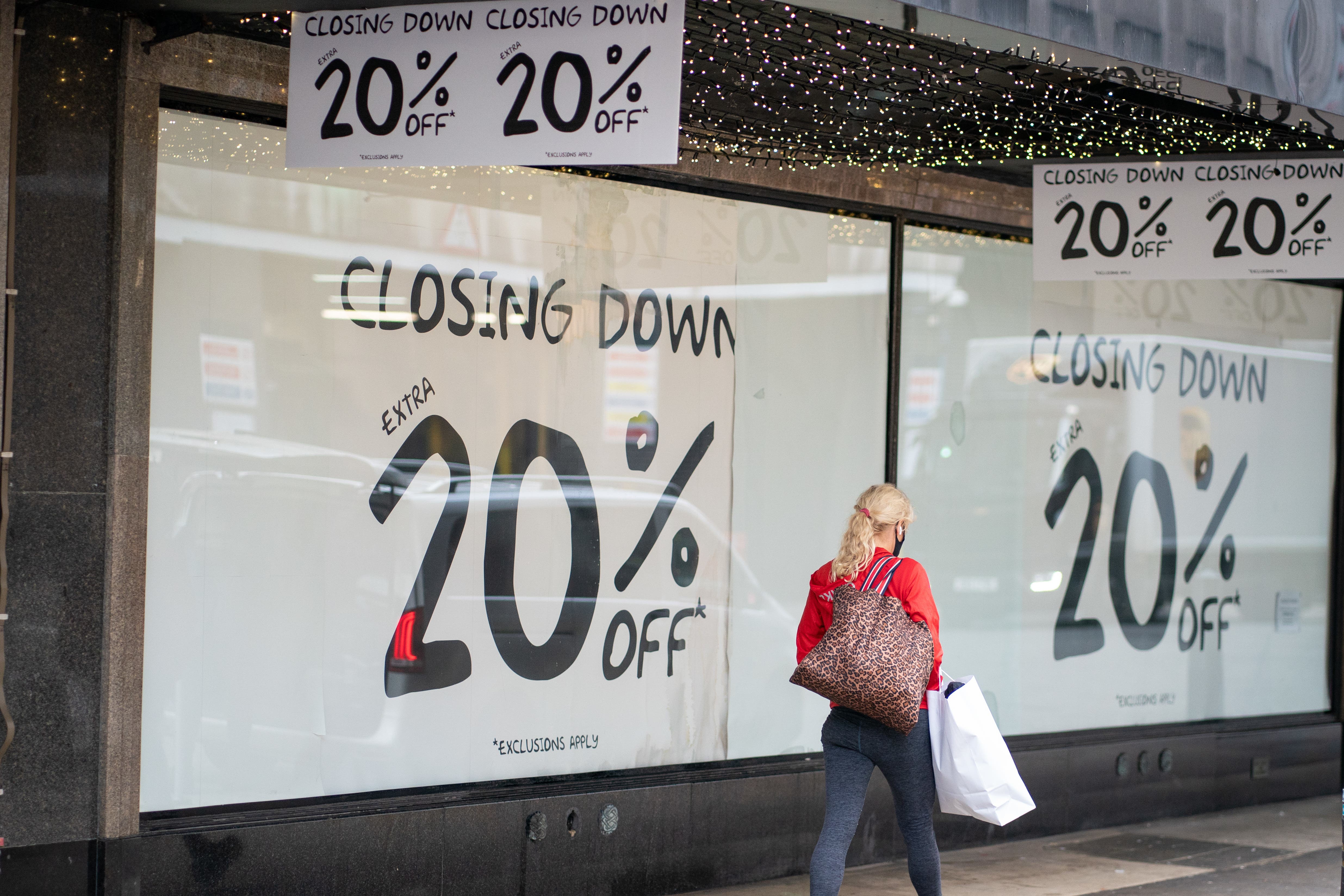 Thousands of shops have already closed down this year, according to analysis (Dominic Lipinski/PA)