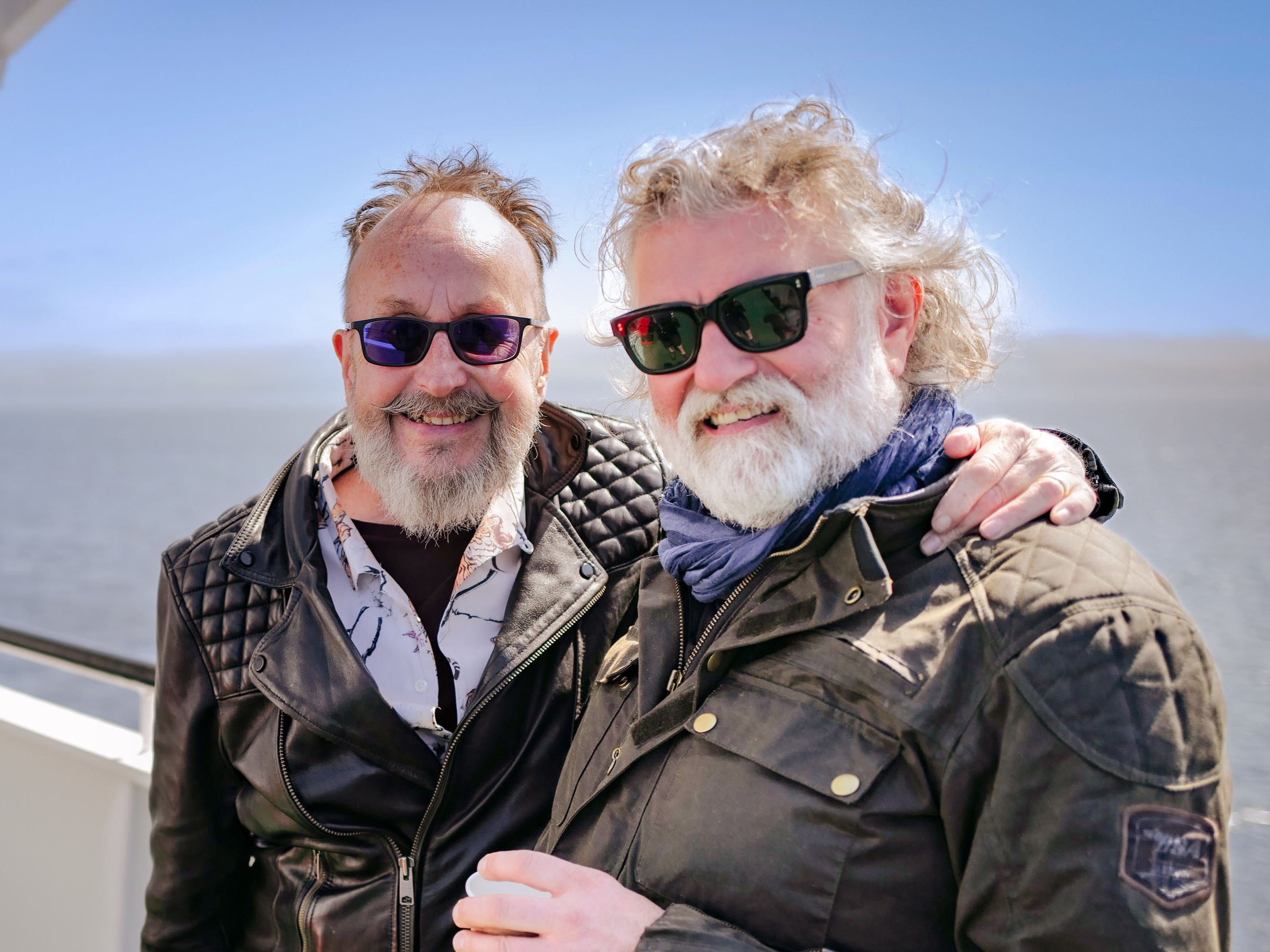 Dave Myers and Si King together on their final season of ‘The Hairy Bikers Go West’