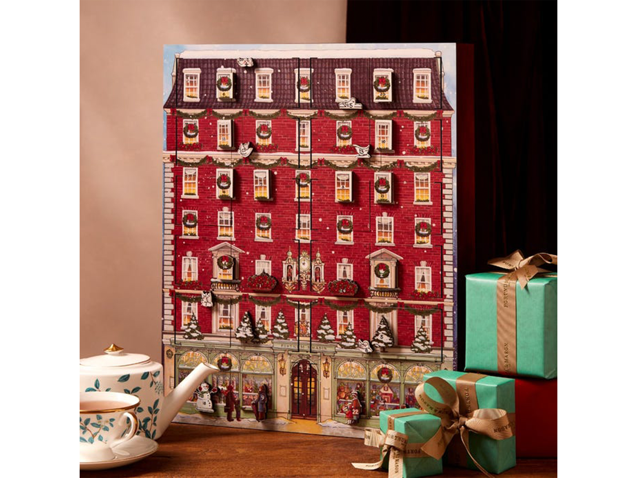 Best reusable advent calendar IndyBest review Fortnum's filled wooden house advent calendar