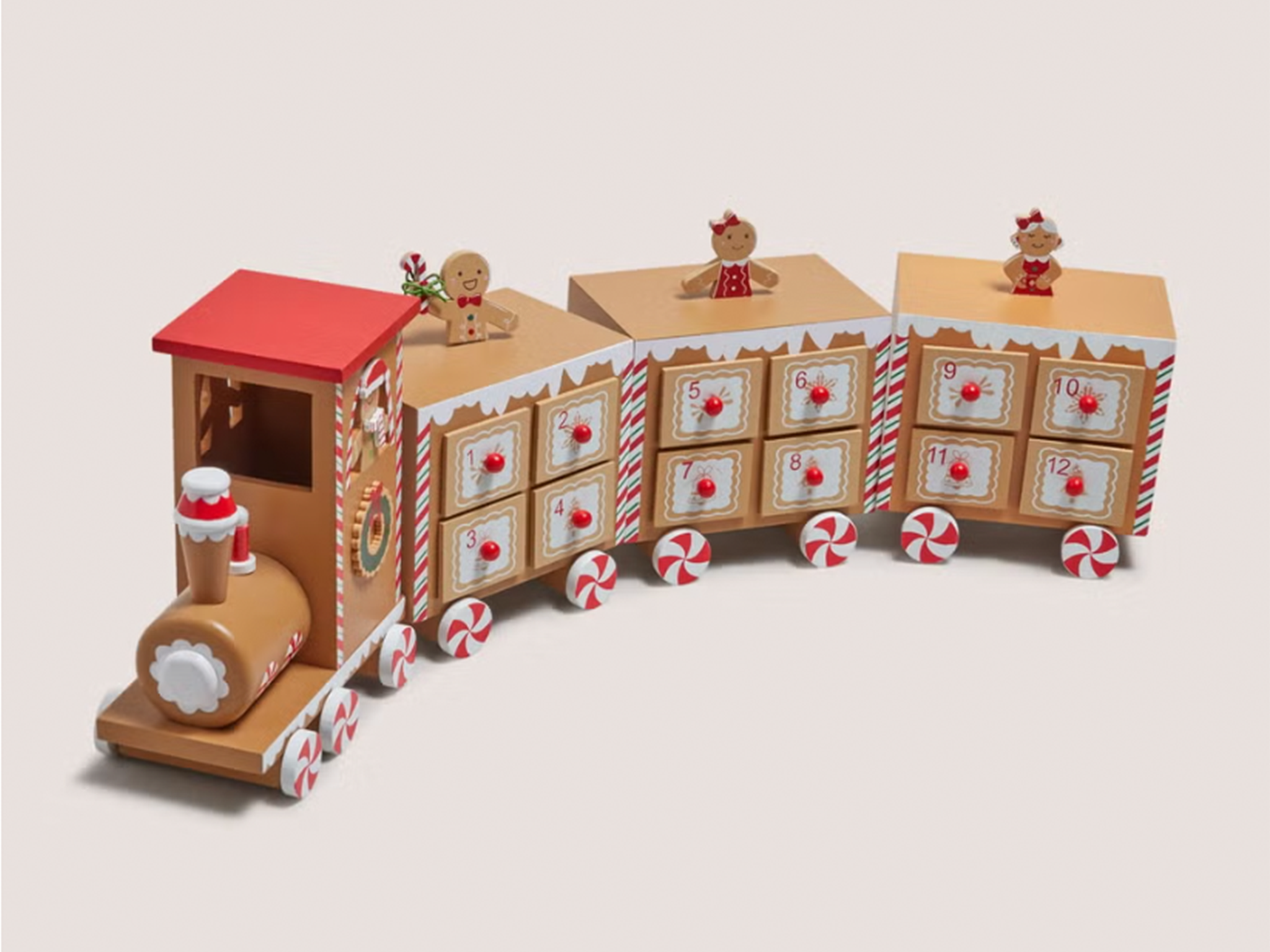 Best reusable advent calendar IndyBest review Matalan wooden advent train