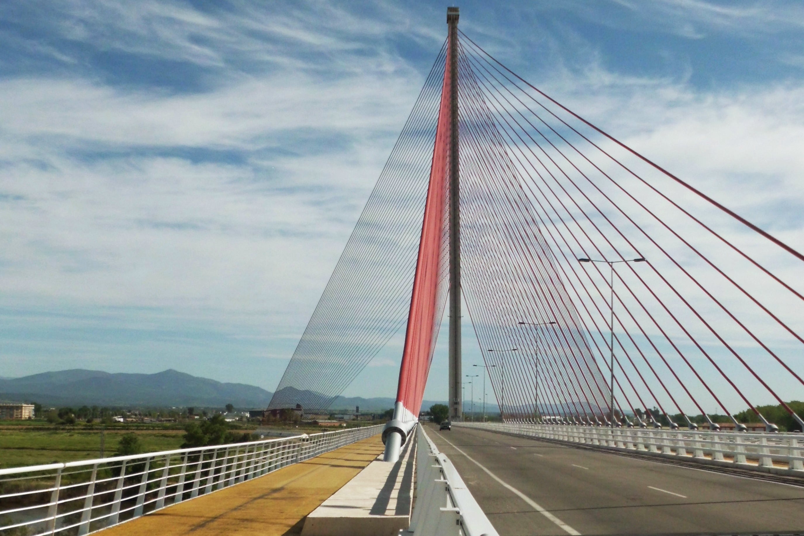 The 630ft-high Castilla-La Mancha Bridge is one of the tallest in Spain