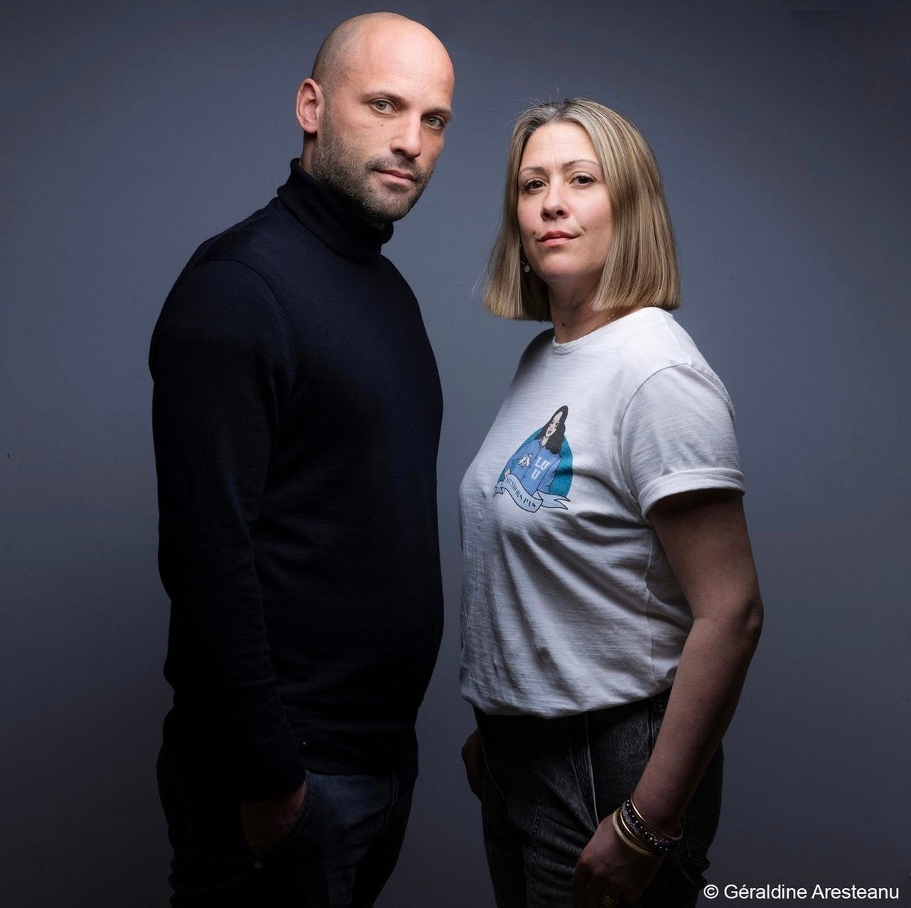 Arnaud Gallais and Caroline Darian, the co-founders of M’endors Pas