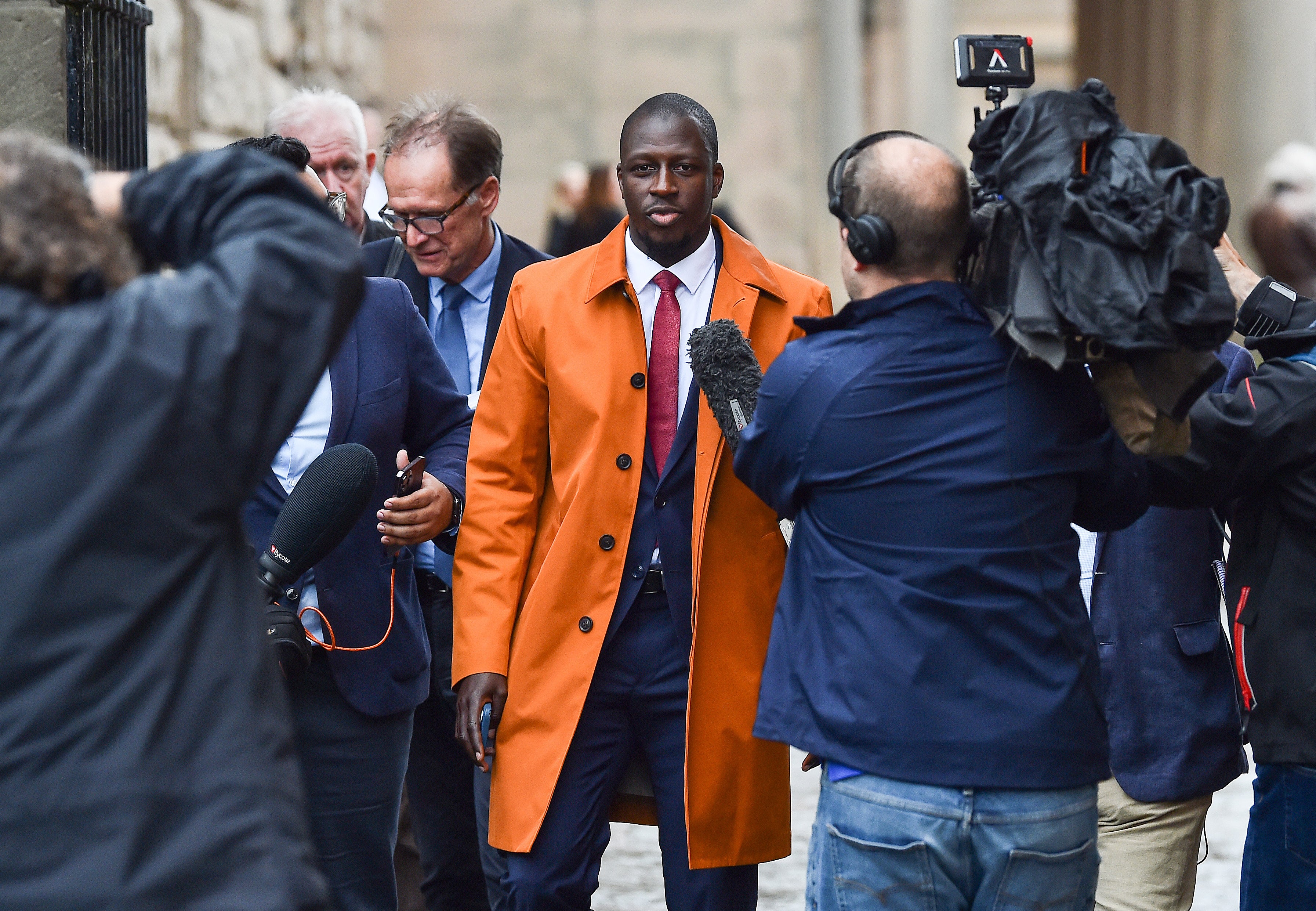 At a retrial Benjamin Mendy was found not guilty of one count of rape and one of attempted rape in 2023 (Peter Powell/PA)