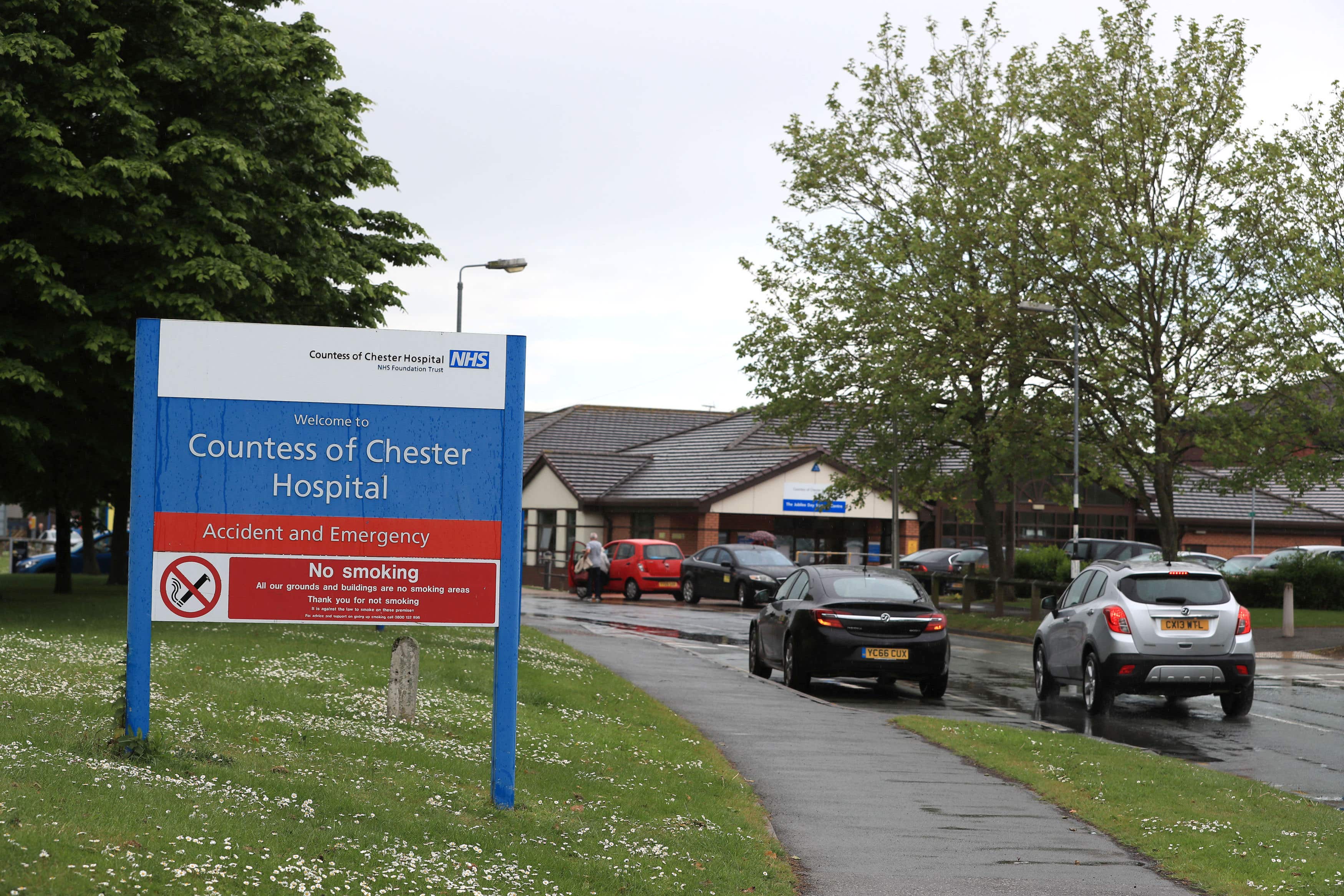 The Countess of Chester Hospital in Chester where Lucy Letby worked