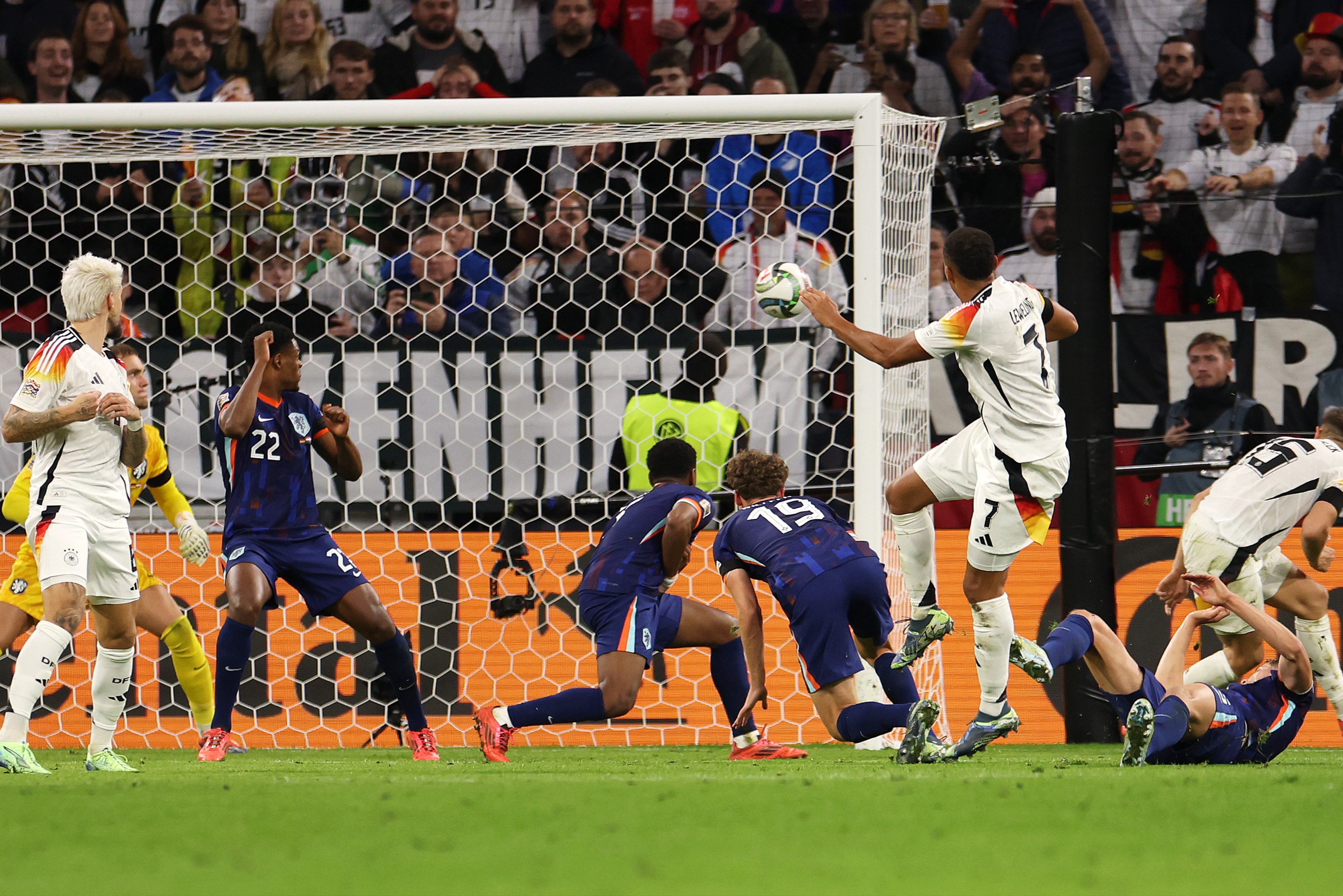 Jamie Leweling scored in the second half having been denied earlier by the offside flag