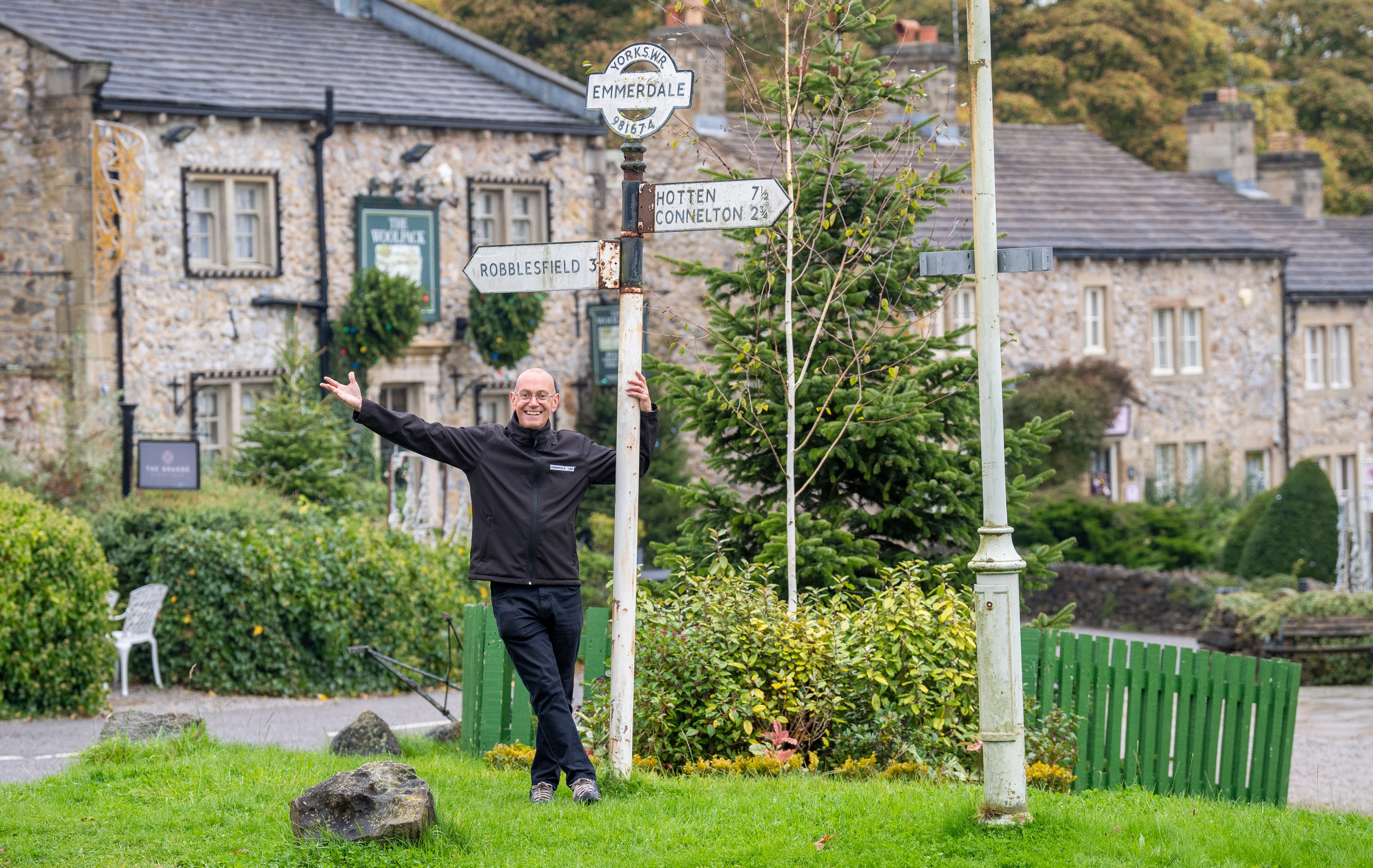 Steve was among the first-ever tour guides at the Emmerdale Village Tour (Danny Lawson/PA Real Life)