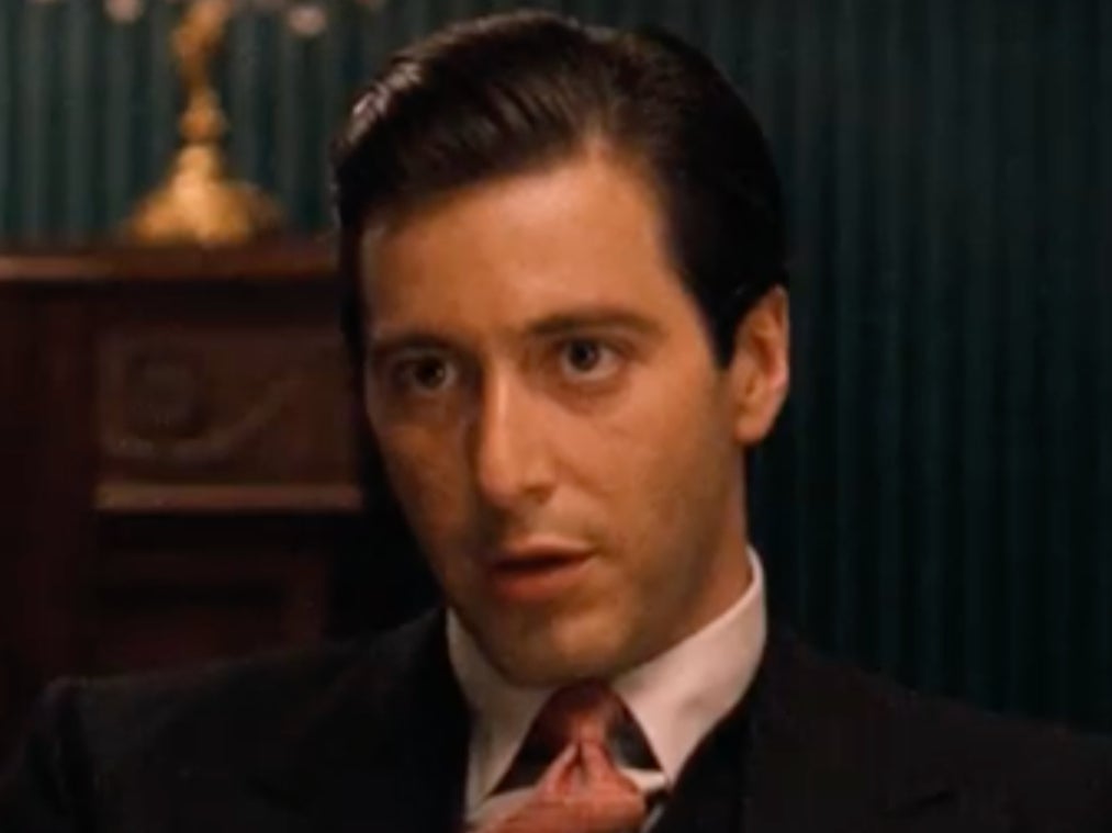 Al Pacino in 1972 crime epic ‘The Godfather’