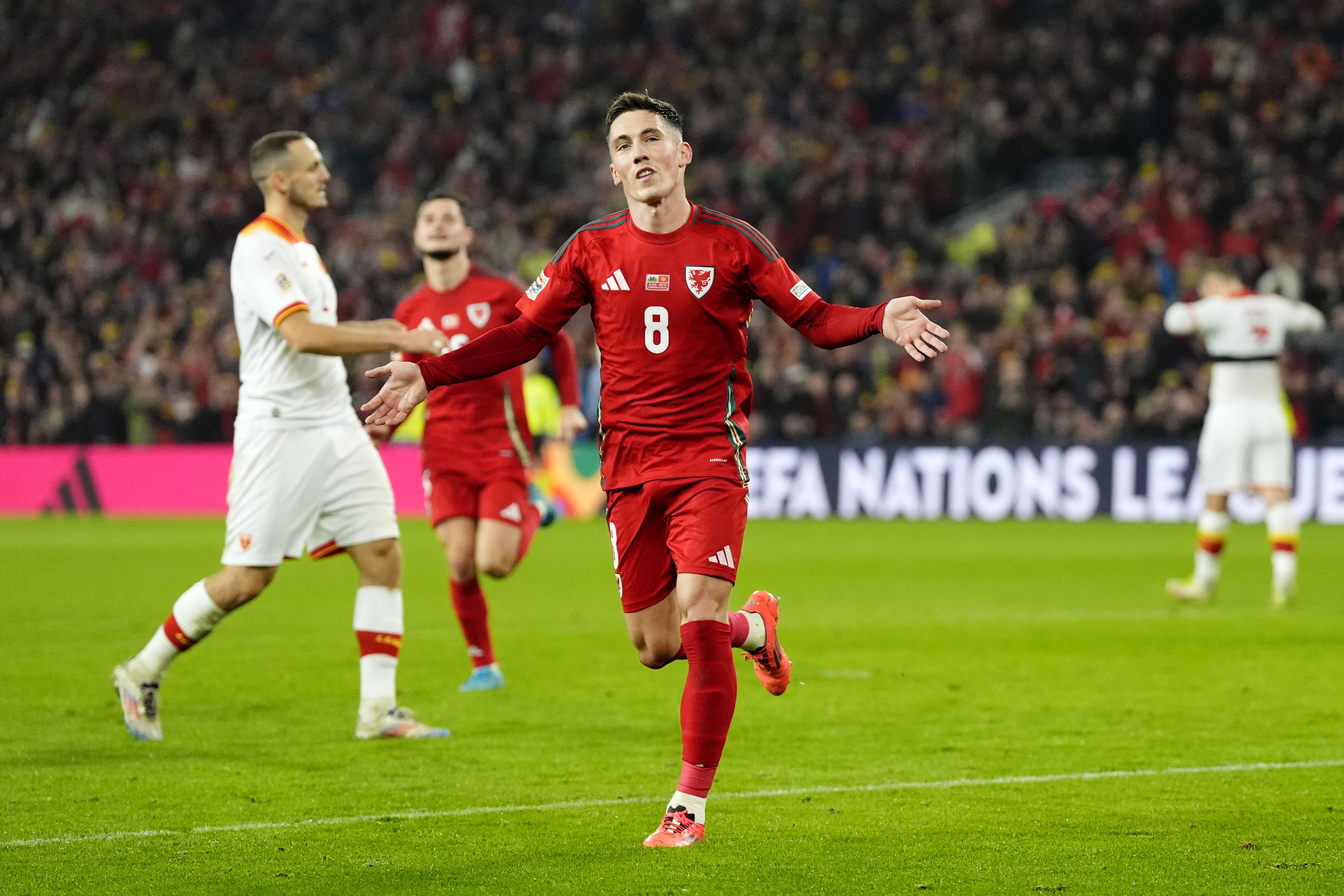 Harry Wilson scored for the third consecutive Wales game against Montenegro (Nick Potts/PA)