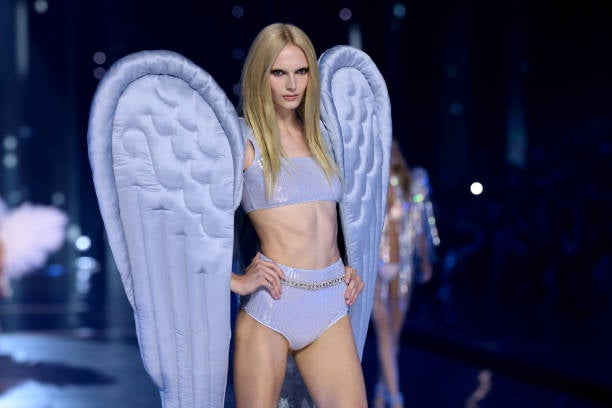 <p>Alex Consani walks the runway for the Victoria’s Secret Fashion Show 2024 in New York on 15 October</p>