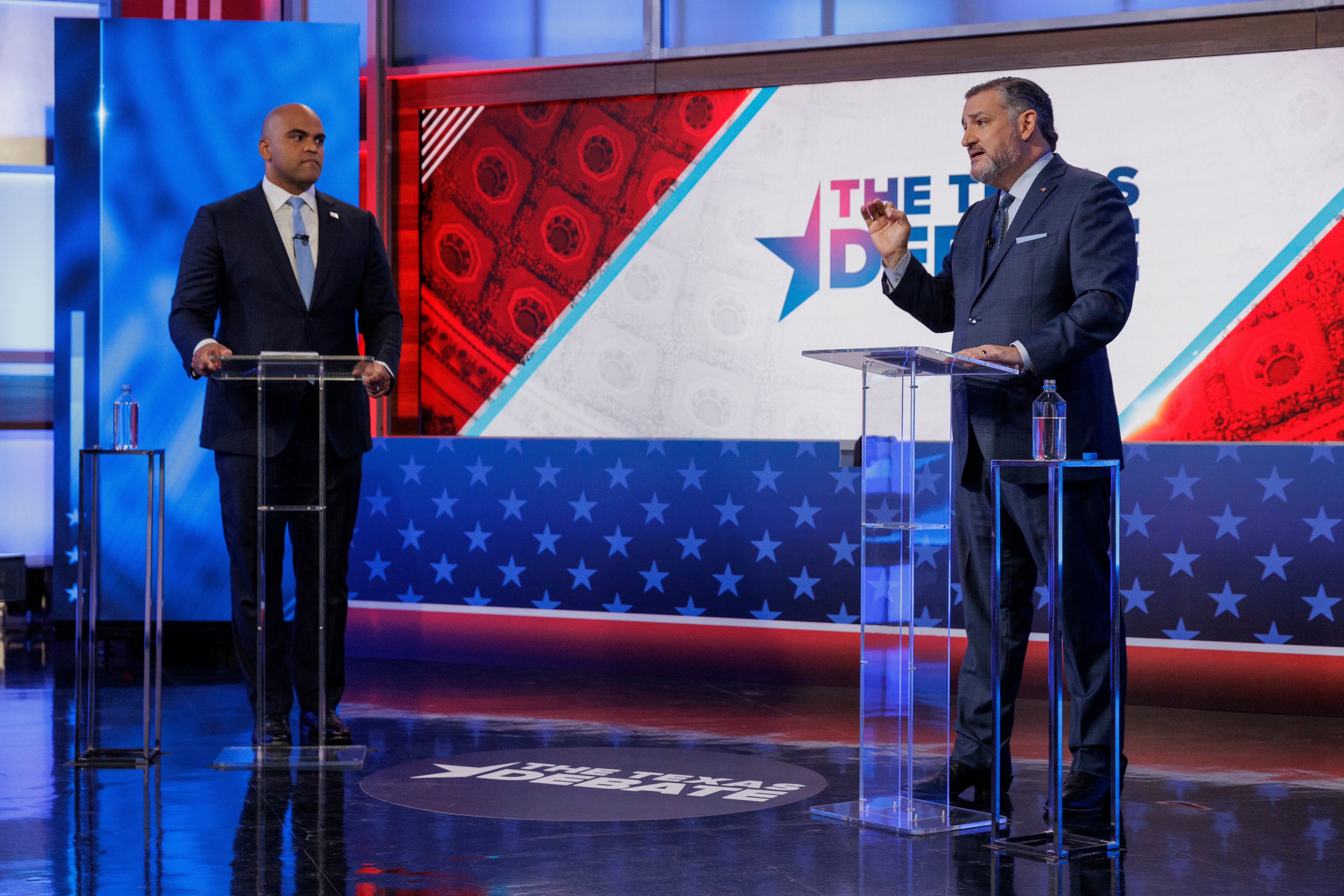 Rep Collin Allred snapped at Senator Ted Cruz during Tuesday night’s debate