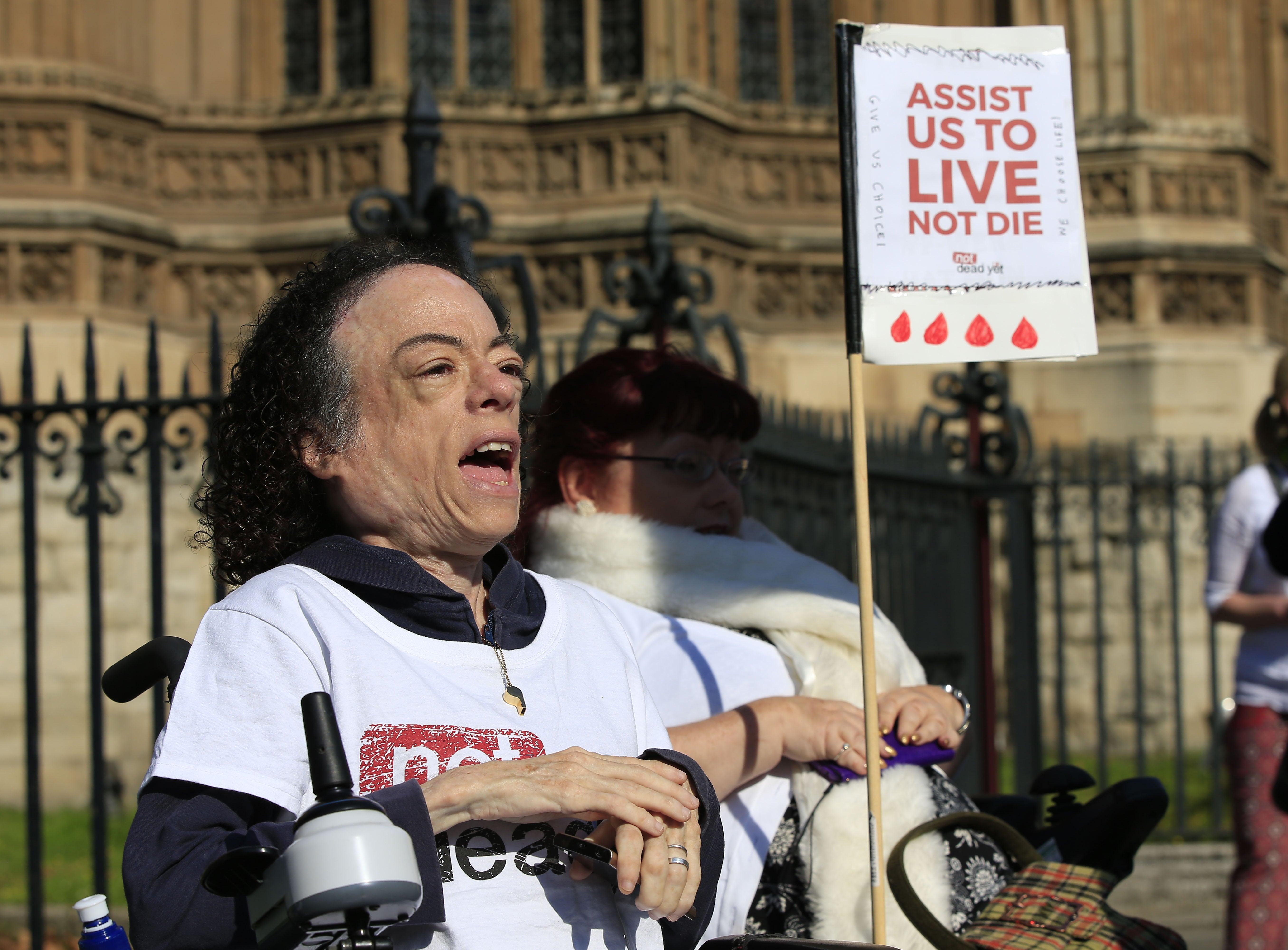 Liz Carr is among those opposed to an assisted dying law