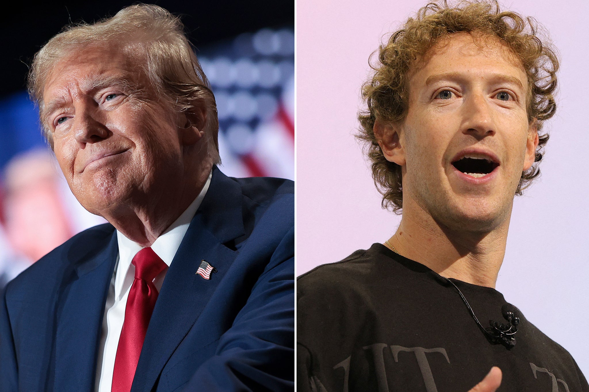 Trump appears to be warming to billionaire Mark Zuckerberg