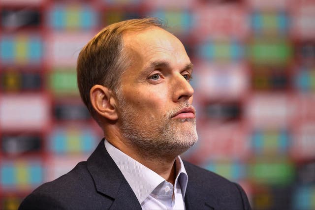 <p>New England manager Thomas Tuchel has confirmed his stance over singing the national anthem</p>