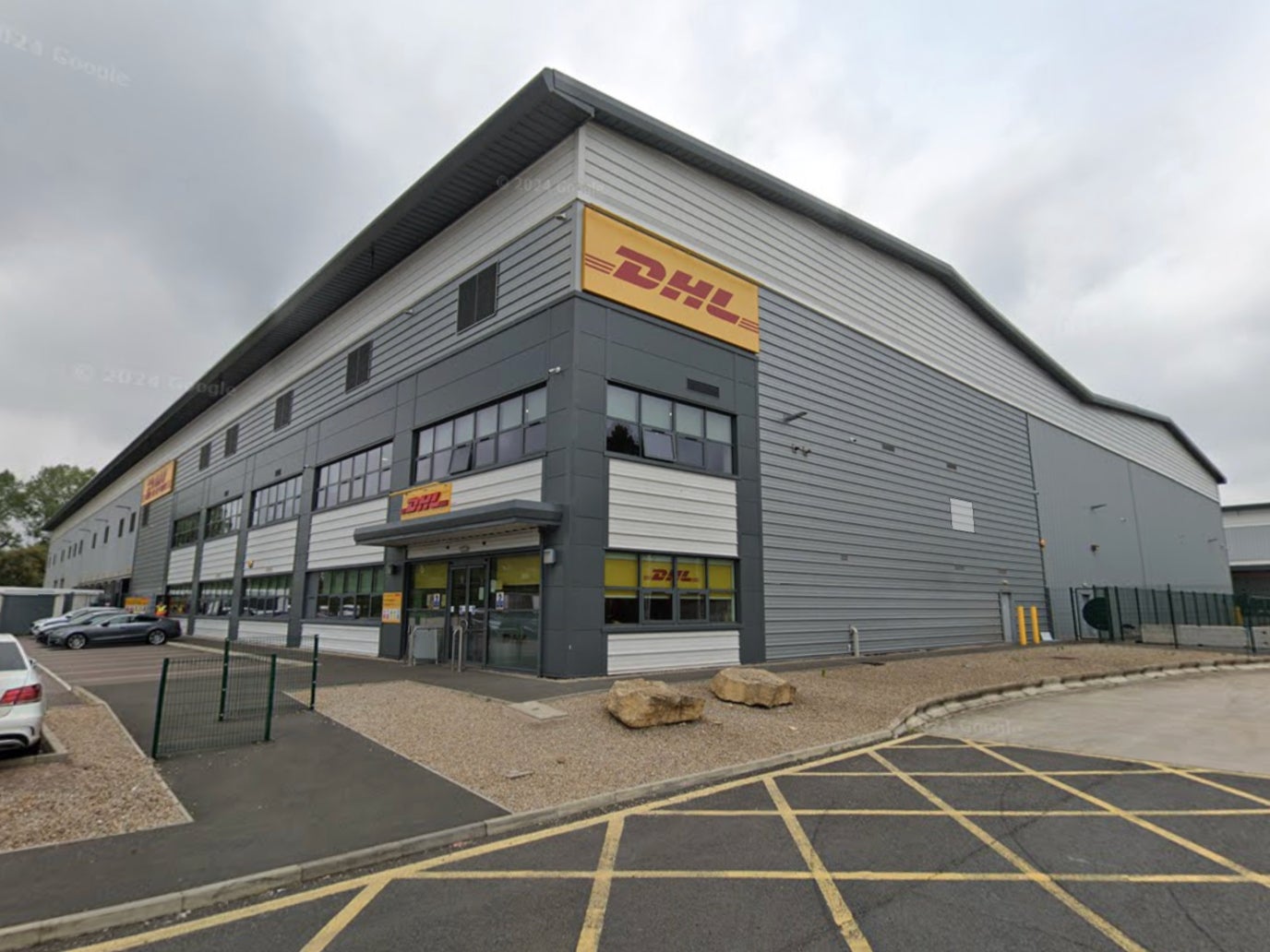 Police say they are investigating an incident involving a package that caught alight at the DHL Express Birmingham in Minworth