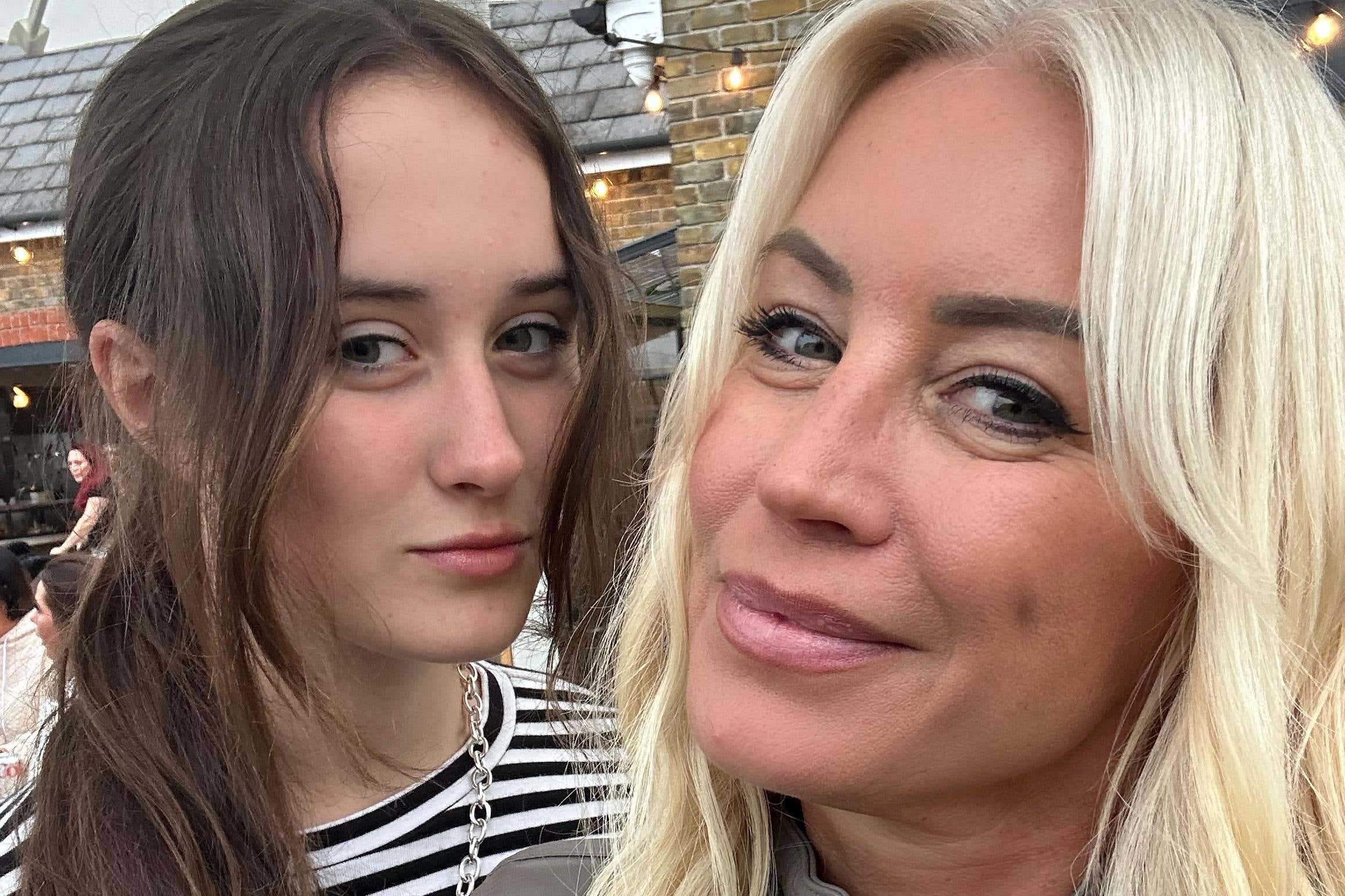 Denise Van Outen and her daughter Betsy (Denise Van Outen/PA)