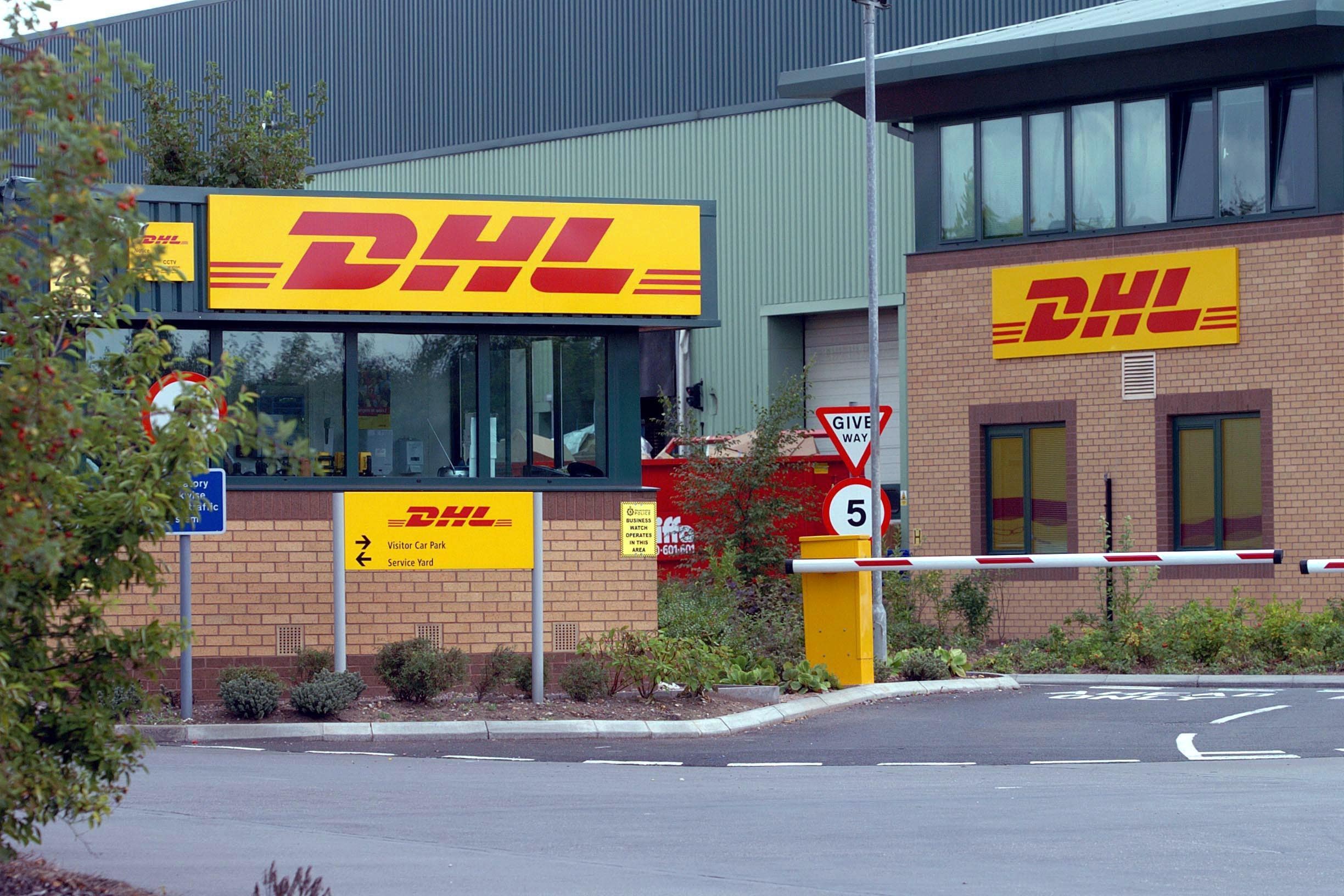 A DHL depot (David Jones/PA)