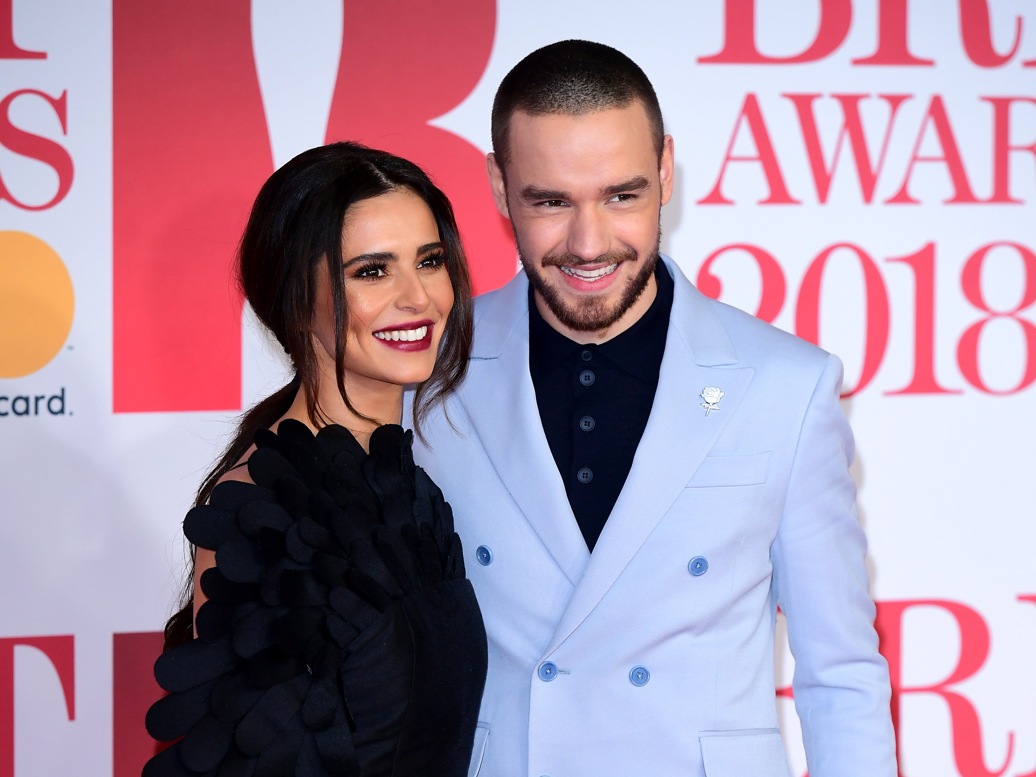 Cheryl and Liam Payne attending the Brit Awards in 2018