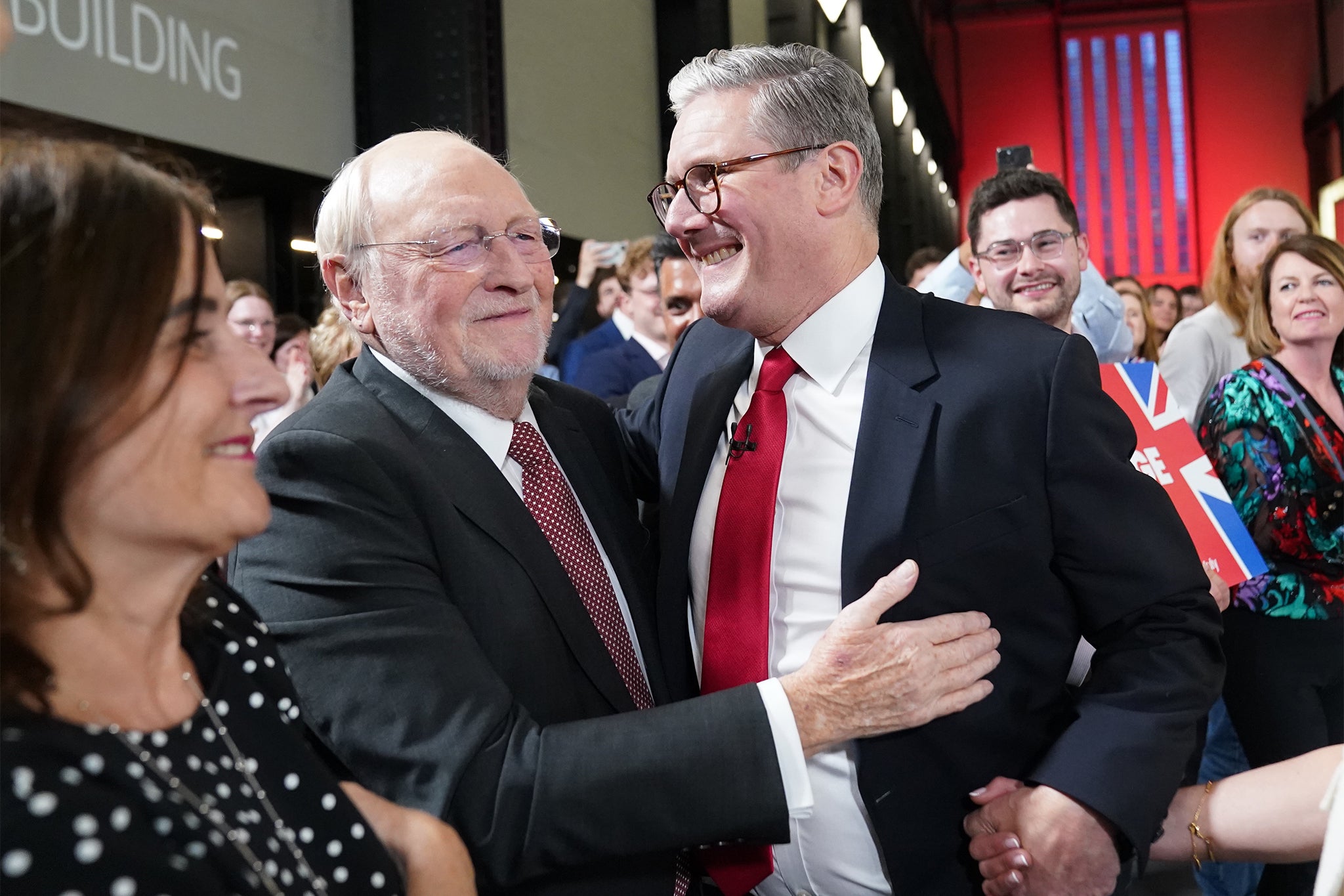 Lord Kinnock said a left-wing challenger party would only help Nigel Farage