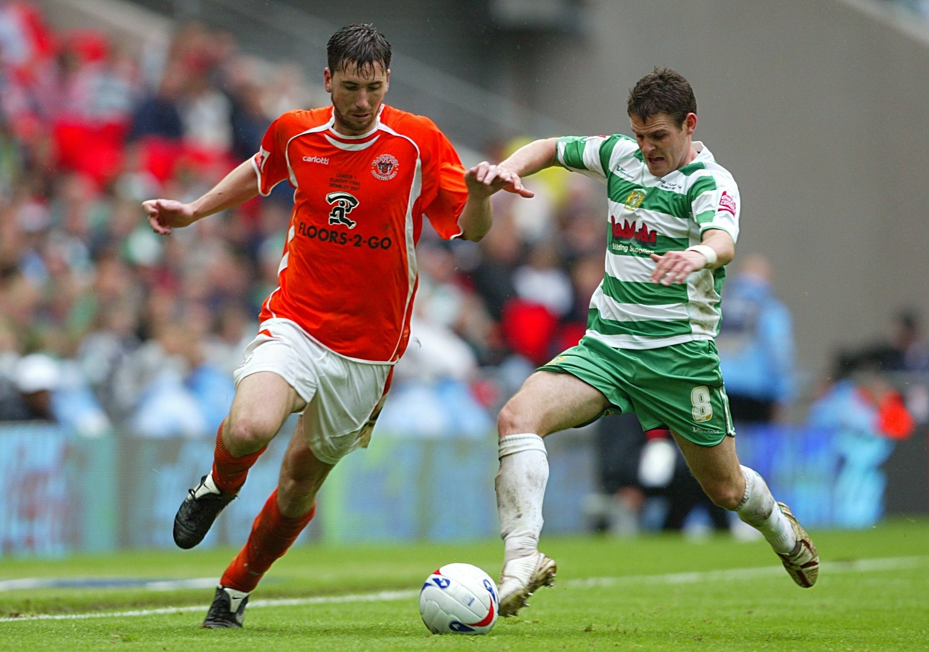 Anthony Barry played in Yeovil’s League One play-off final defeat by Blackpool in 2007 (Chris Radburn/PA)