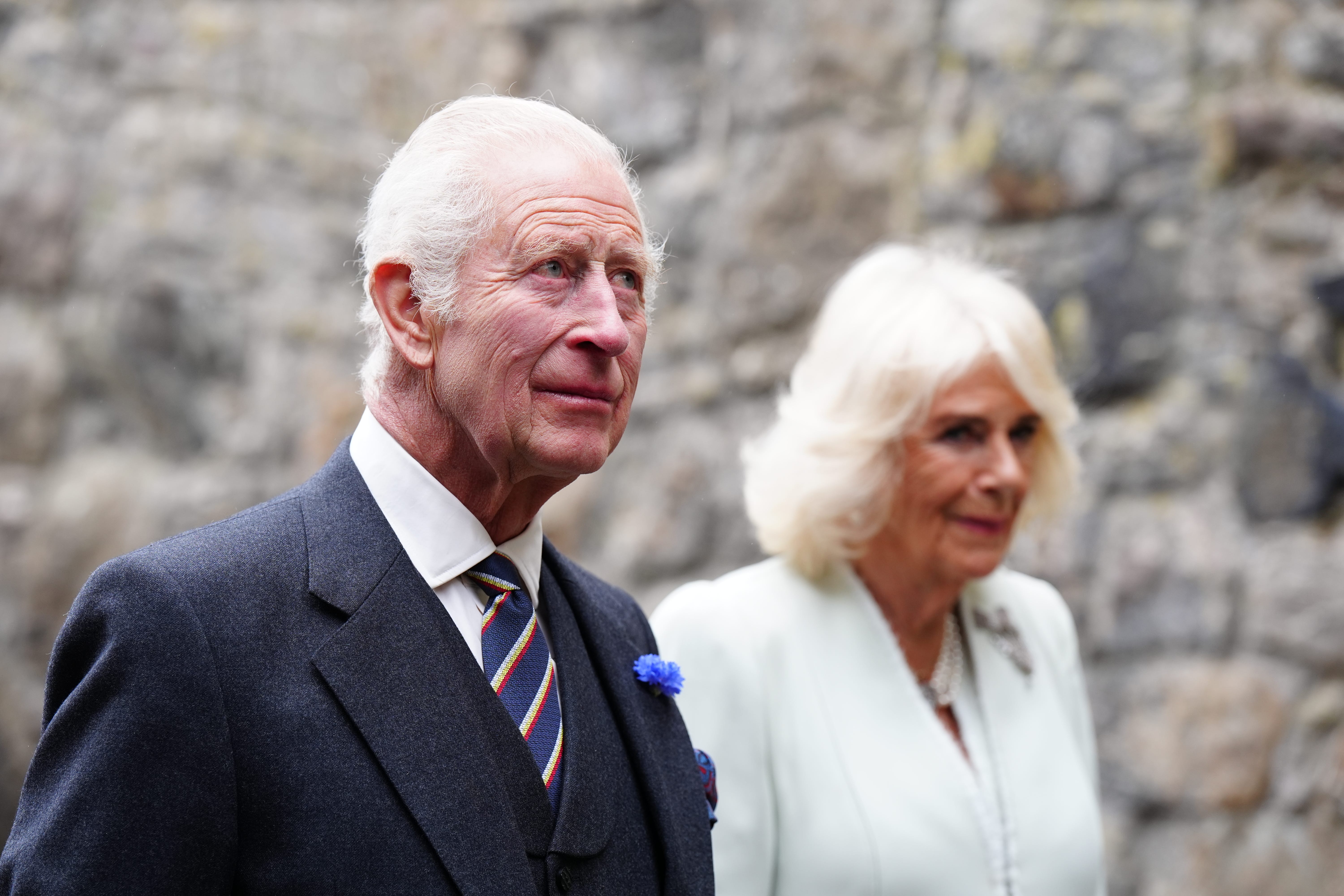 The King and Queen have made a donation to a group of charities providing aid in Gaza (Jane Barlow/PA)