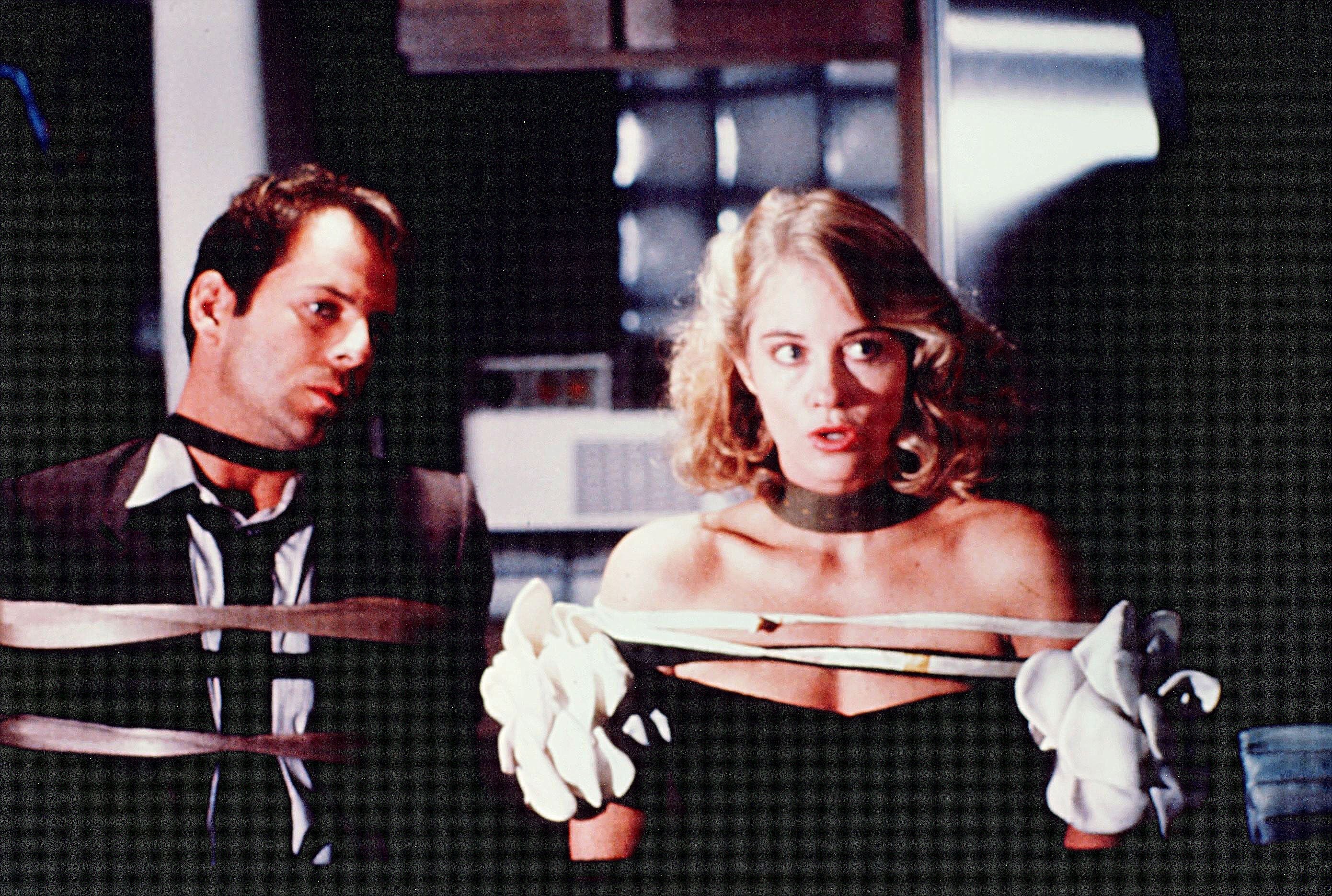 Bruce Willis and Cybill Shepherd in 'Moonlighting'