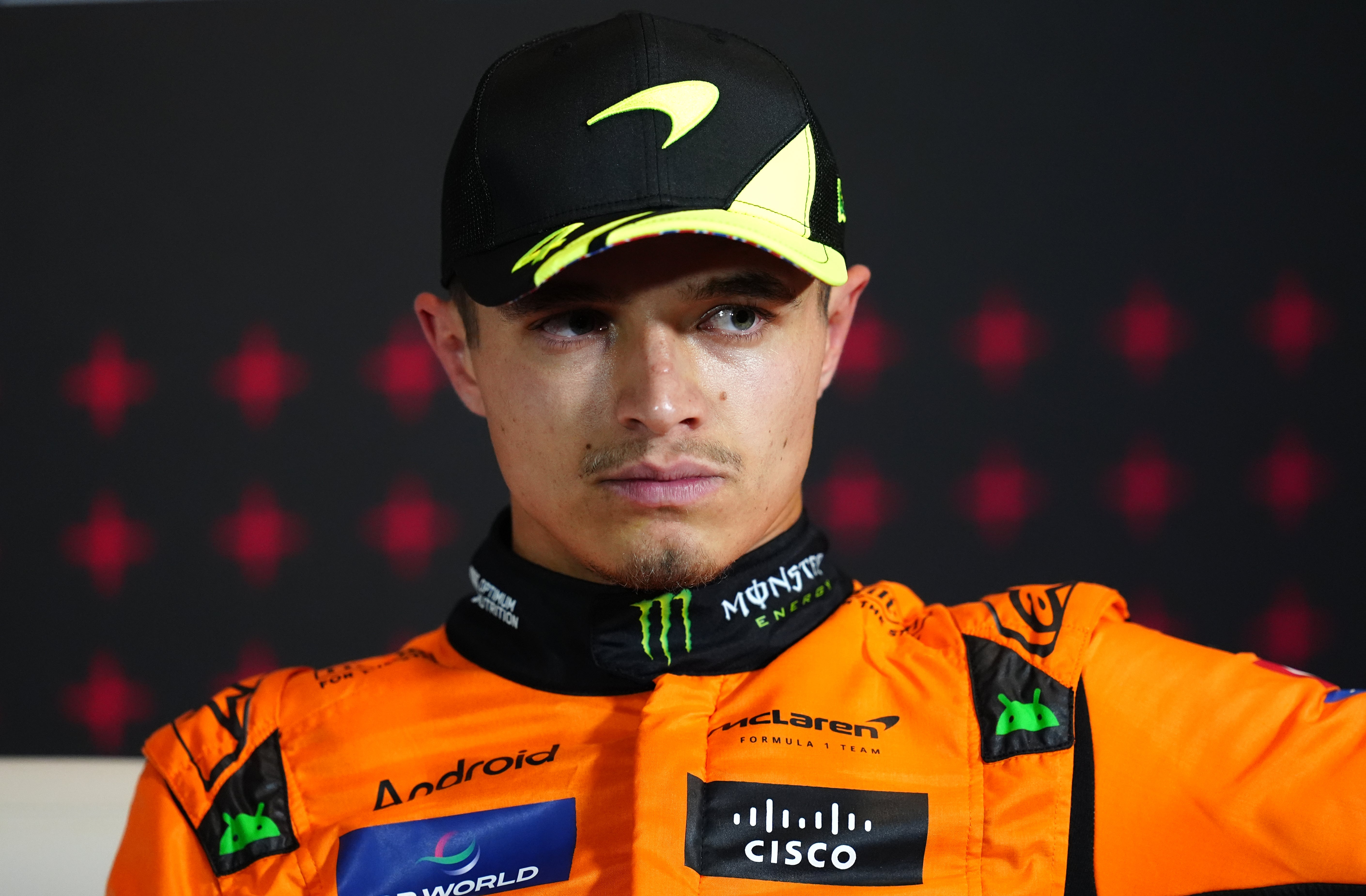 Lando Norris is hot on the heels Of Max Verstappen (PA).