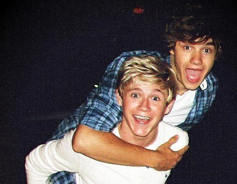 Niall Horan with his One Direction bandmate Liam Payne