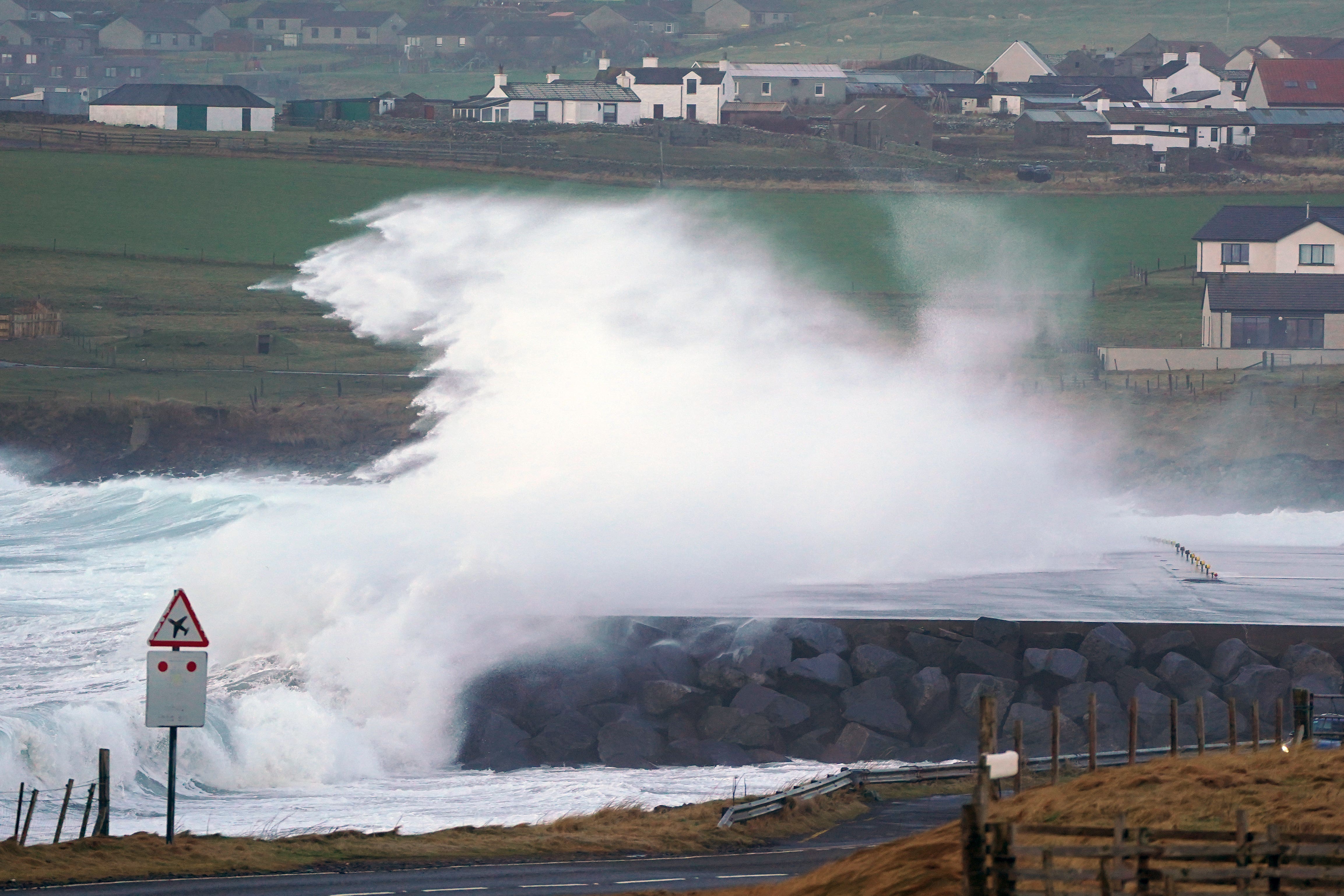 Storm Ashley is set to bring winds of up to 80mph to parts of the UK (Andrew Milligan/PA Wire)