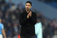 Arsenal boss Mikel Arteta says he did not speak to FA about England job