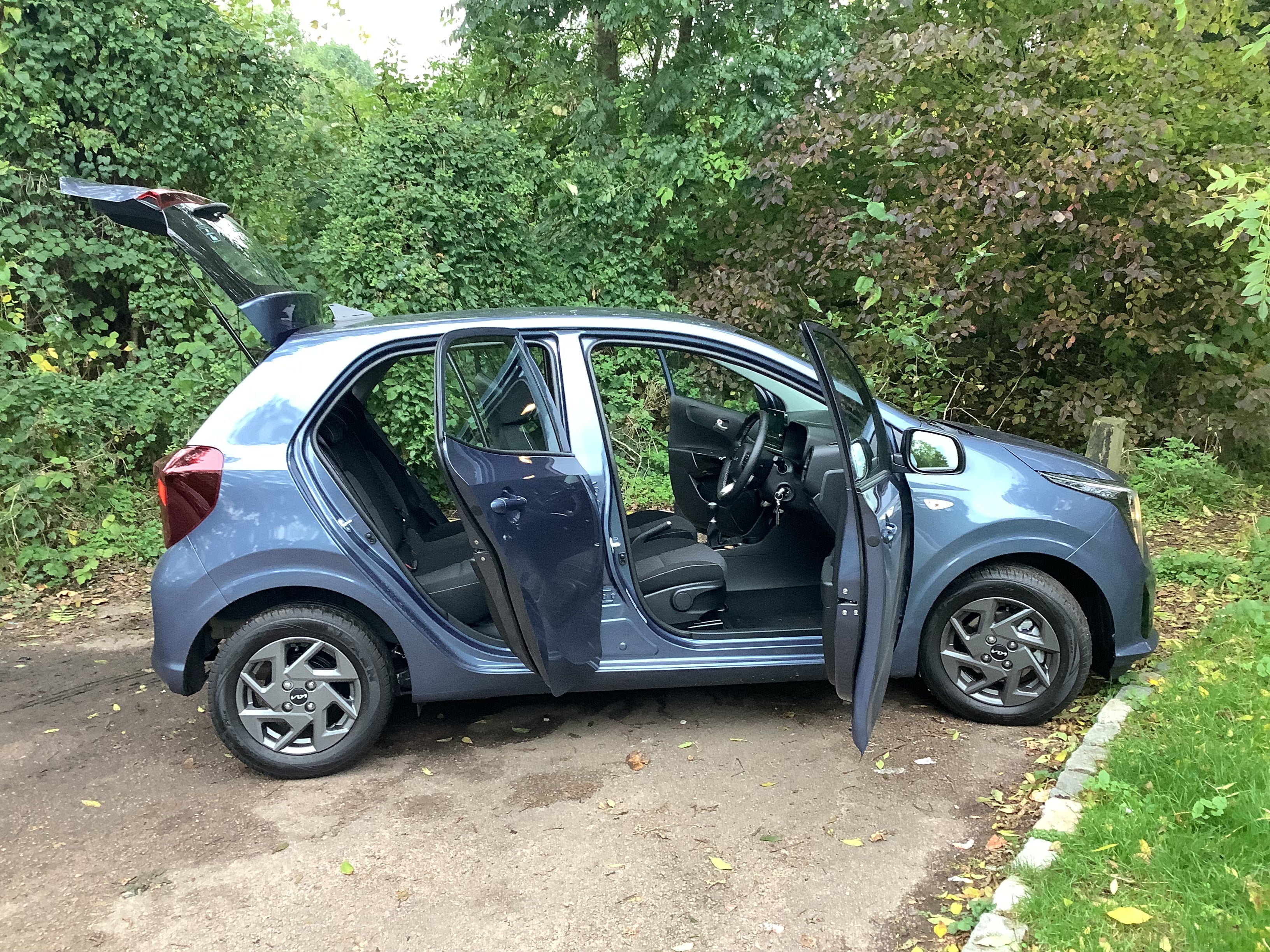 A compact city car with a short snout, but the new Picanto is still a five-seater