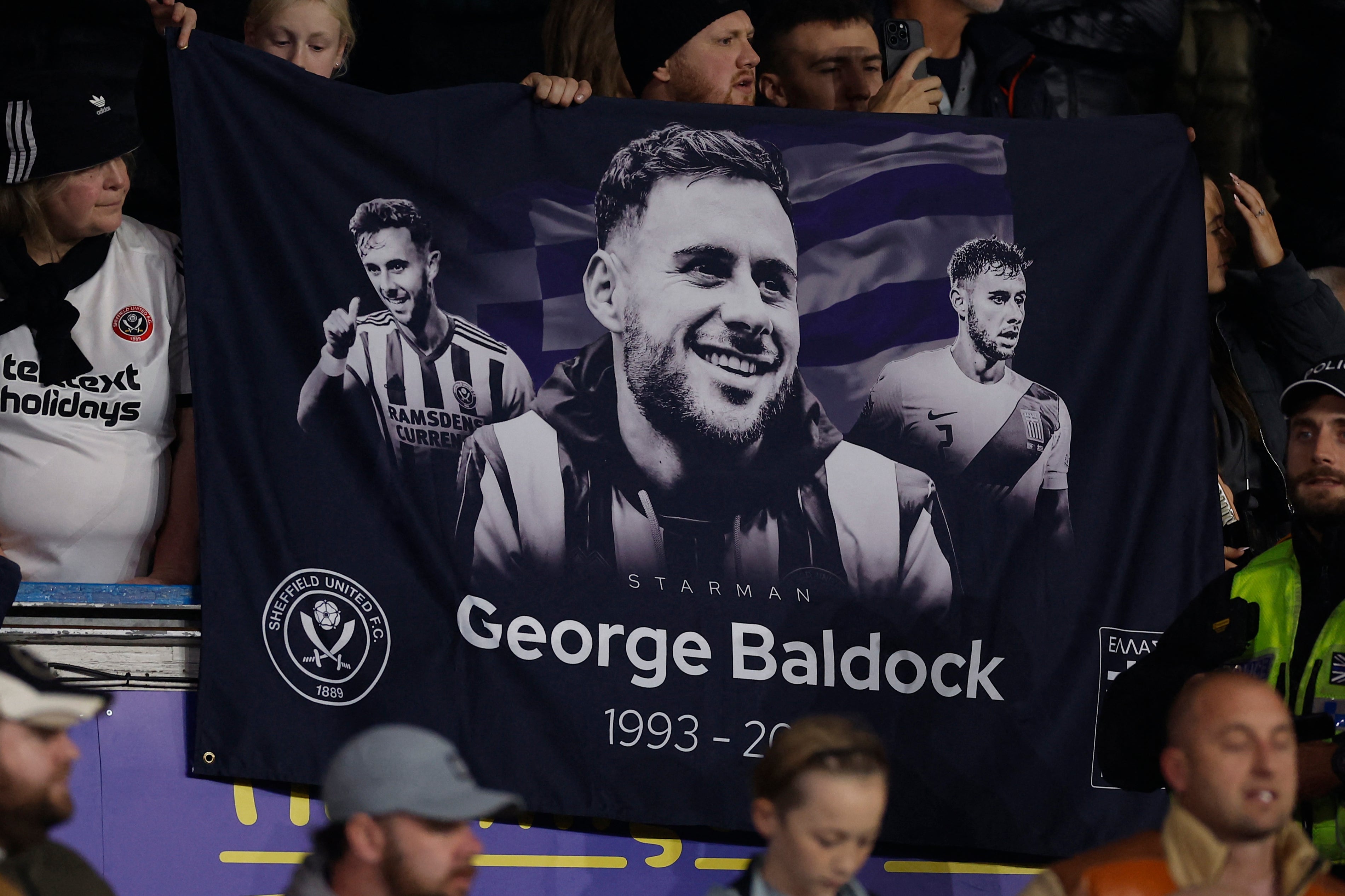 George Baldock was honoured before the Yorkshire derby after tragically dying aged 31 earlier this month