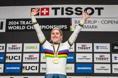 Emma Finucane retains women’s individual sprint world title