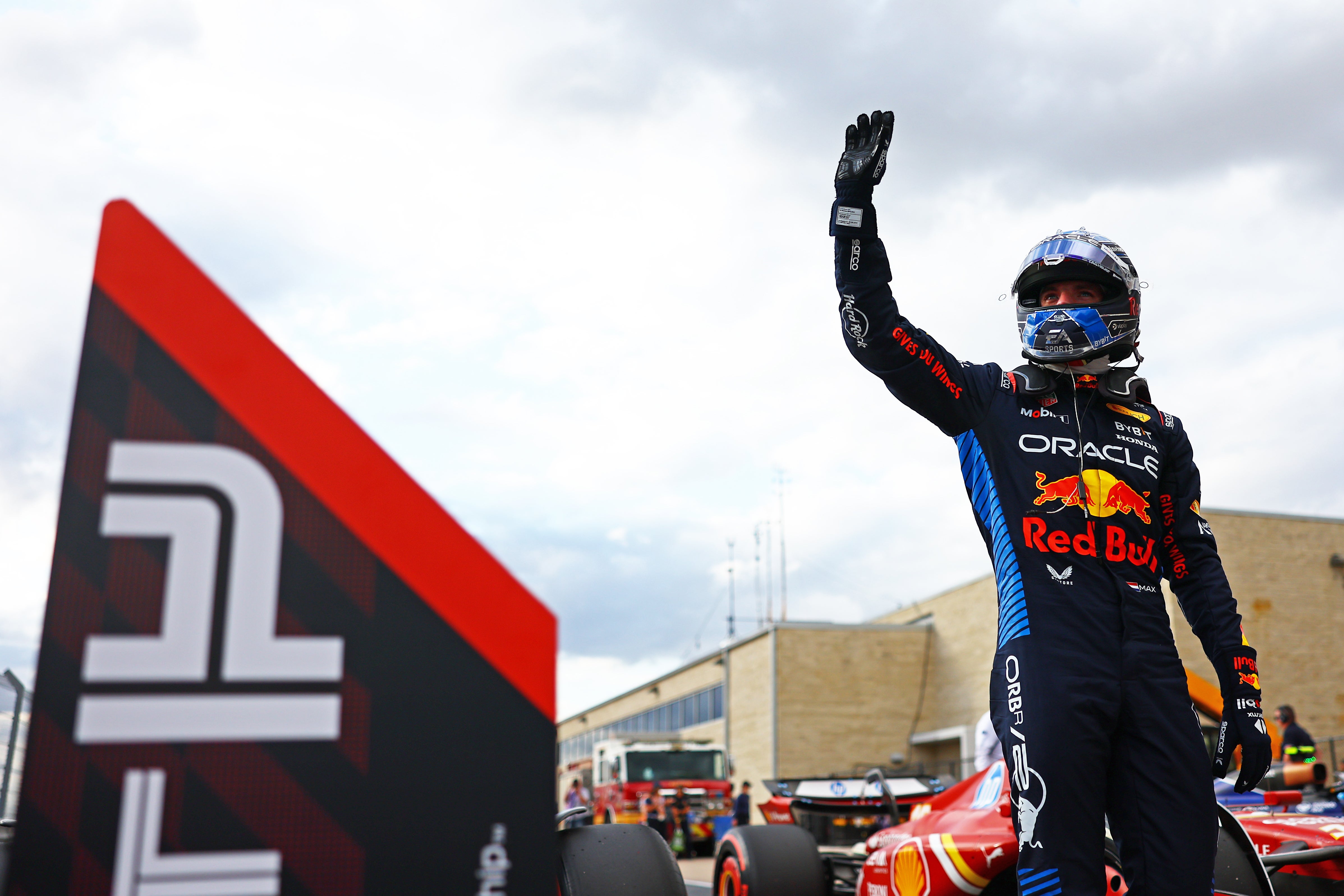 Max Verstappen claimed pole for the sprint race in Austin