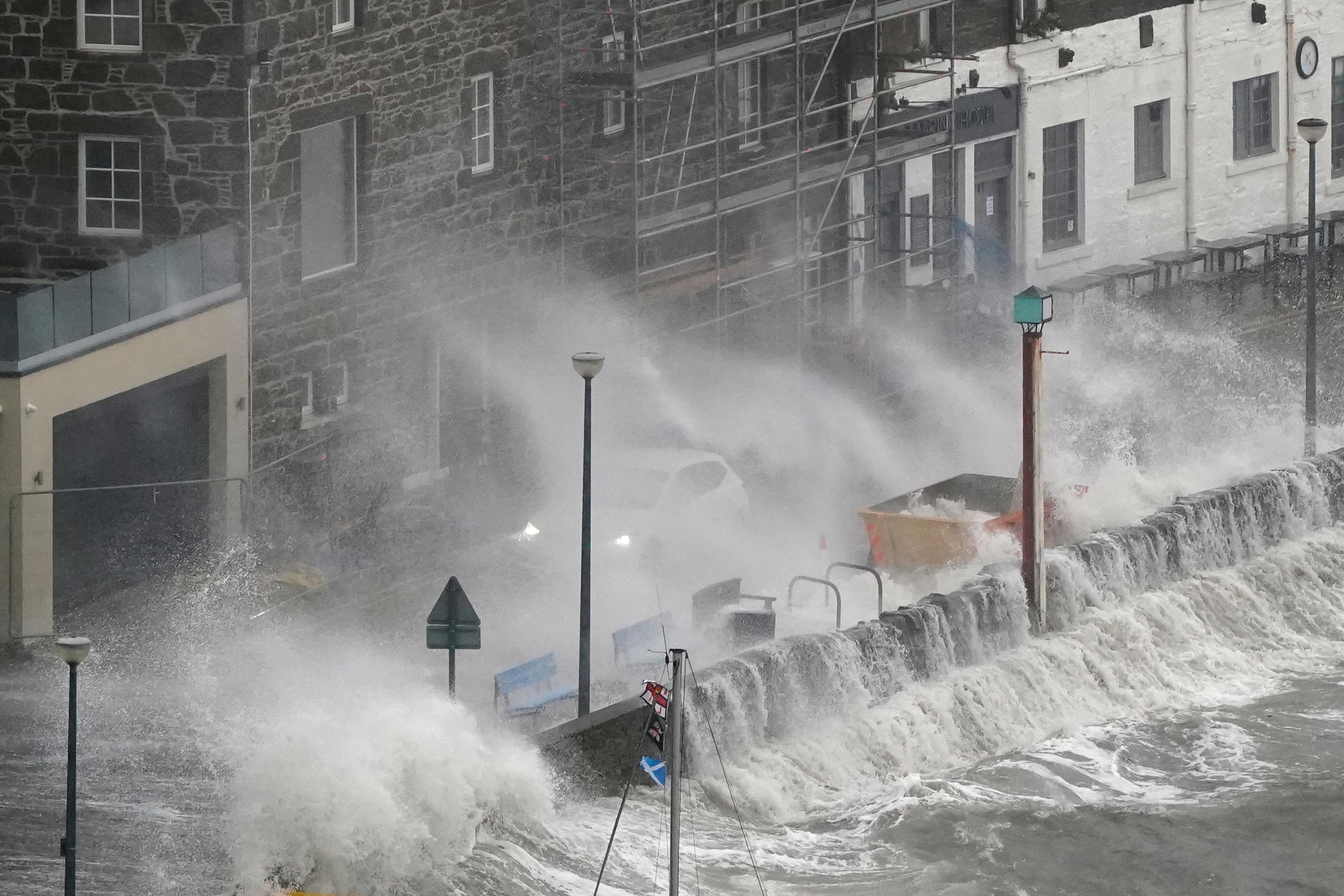 Gusts of 80mph could hit north-west Scotland as Storm Ashley arrives, forecasters have warned