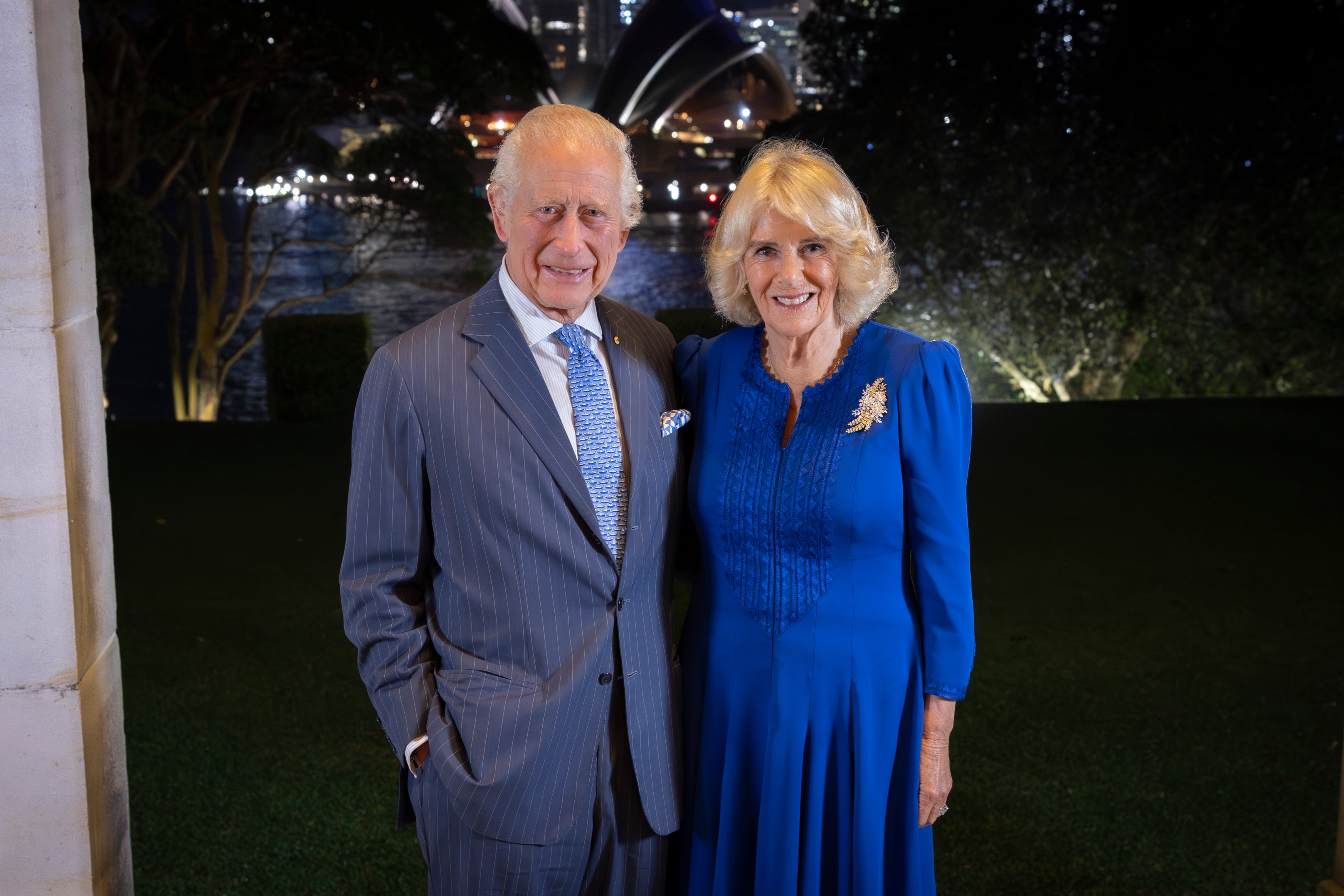 King Charles III and Queen Camilla arrive at Admiralty House in Sydney to begin their tour of Australia and Samoa