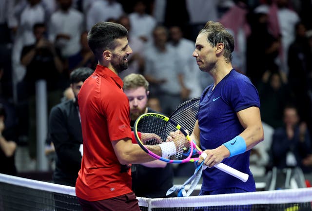 <p>Djokovic triumphed in his  final meeting with Nadal  </p>