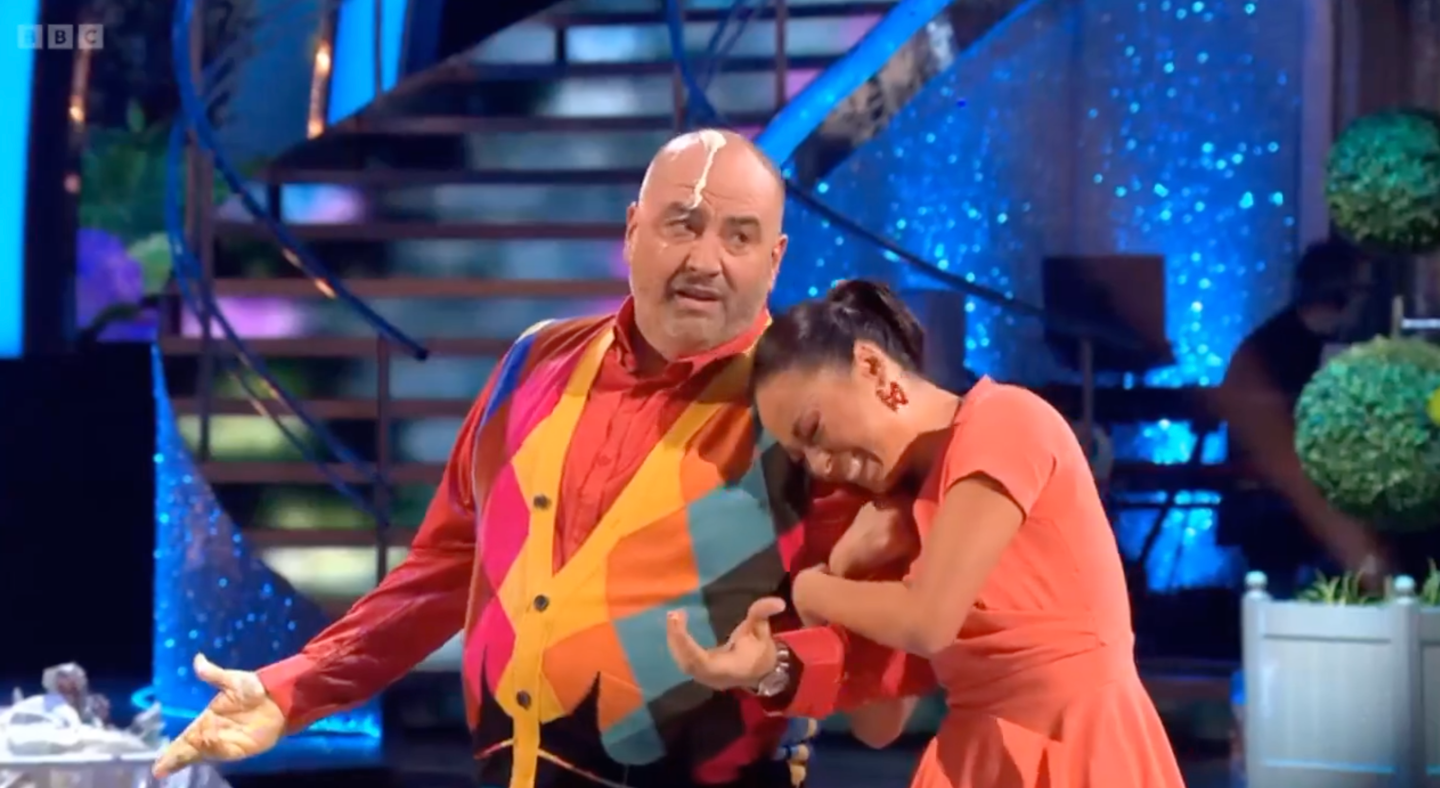 Wynne Evans and Katya Jones on Strictly