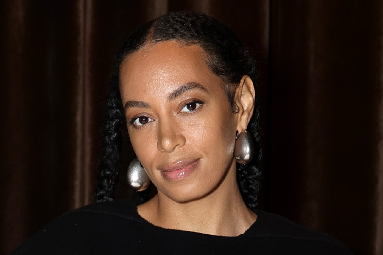 Solange Knowles photographed in Milan in September 2024