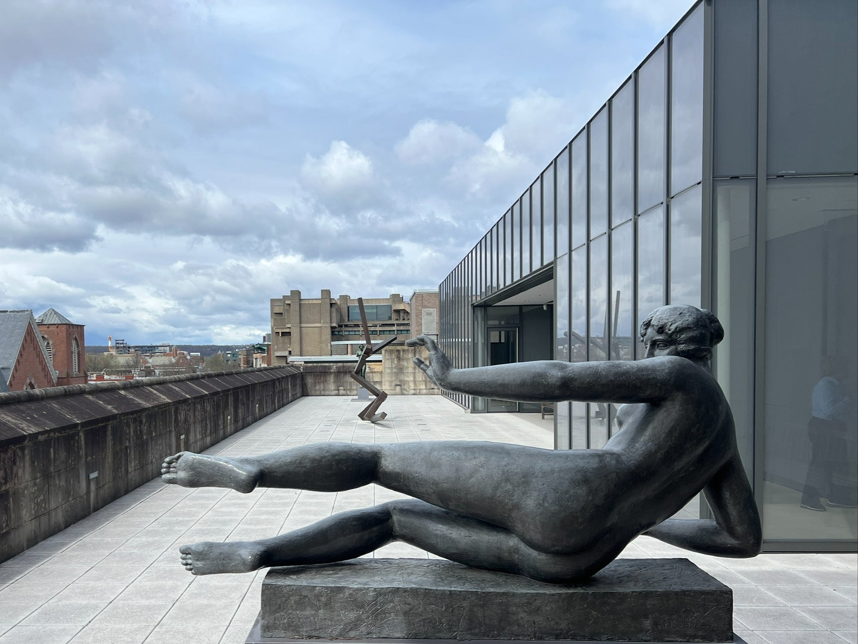 Form and function: Rooftop sculpture gallery at the Yale University Art Gallery