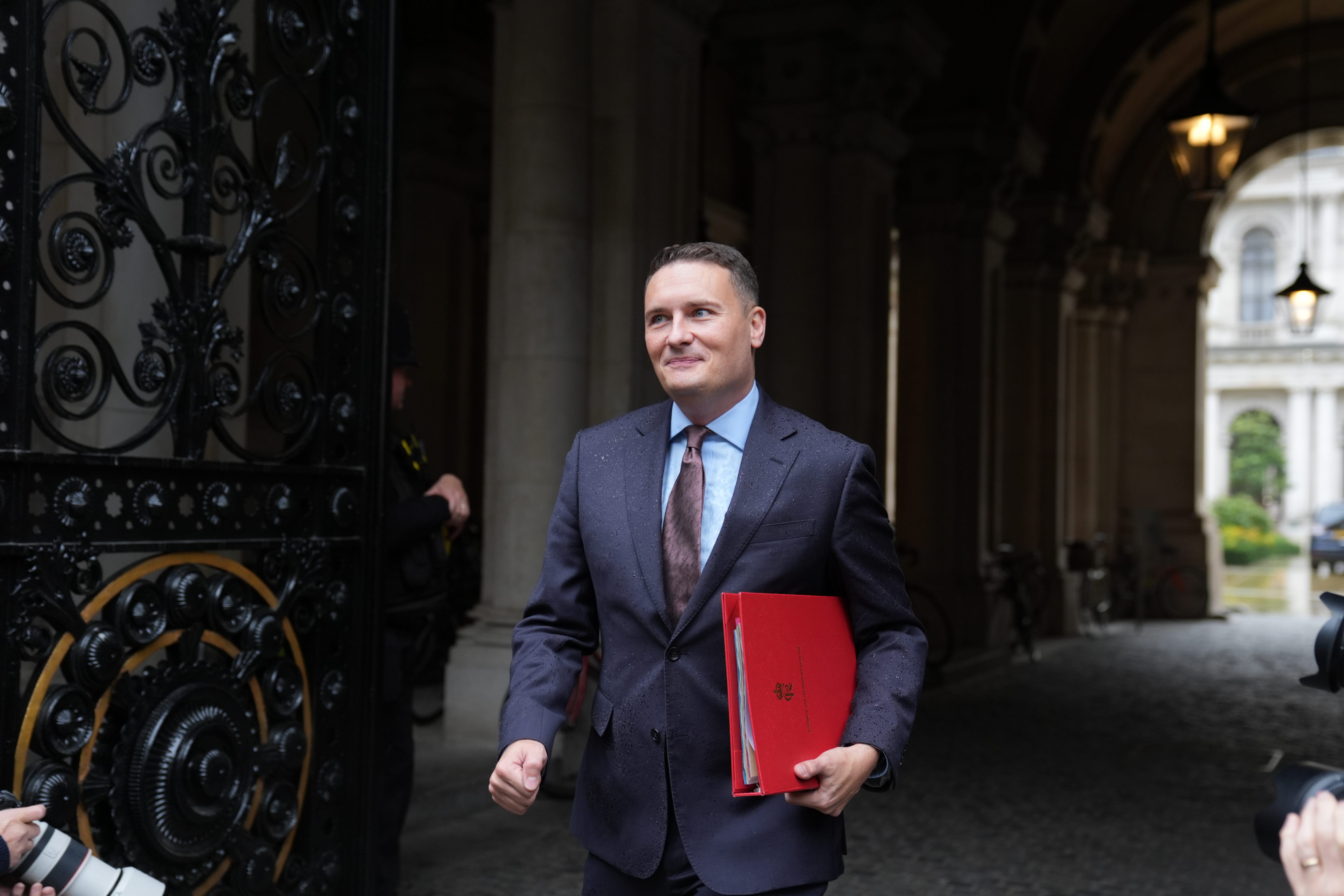 Wes Streeting said the Government’s 10-year plan would turn the NHS ‘on its head’ (Ben Whitley/PA)