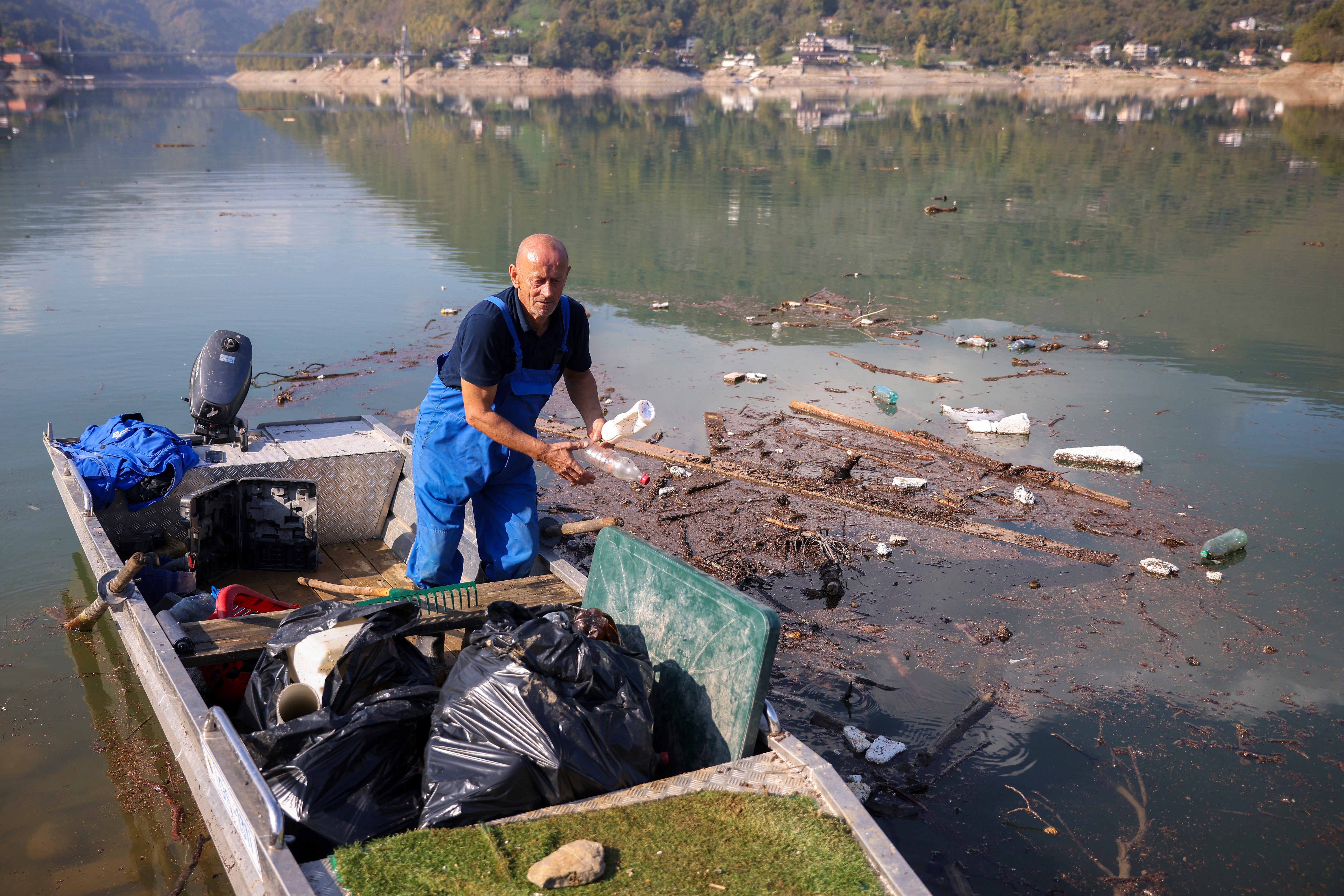 Bosnia Lake Waste