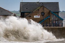 Storm Ashley latest: Flights cancelled and River Severn bursts banks as UK on high alert over flood warnings