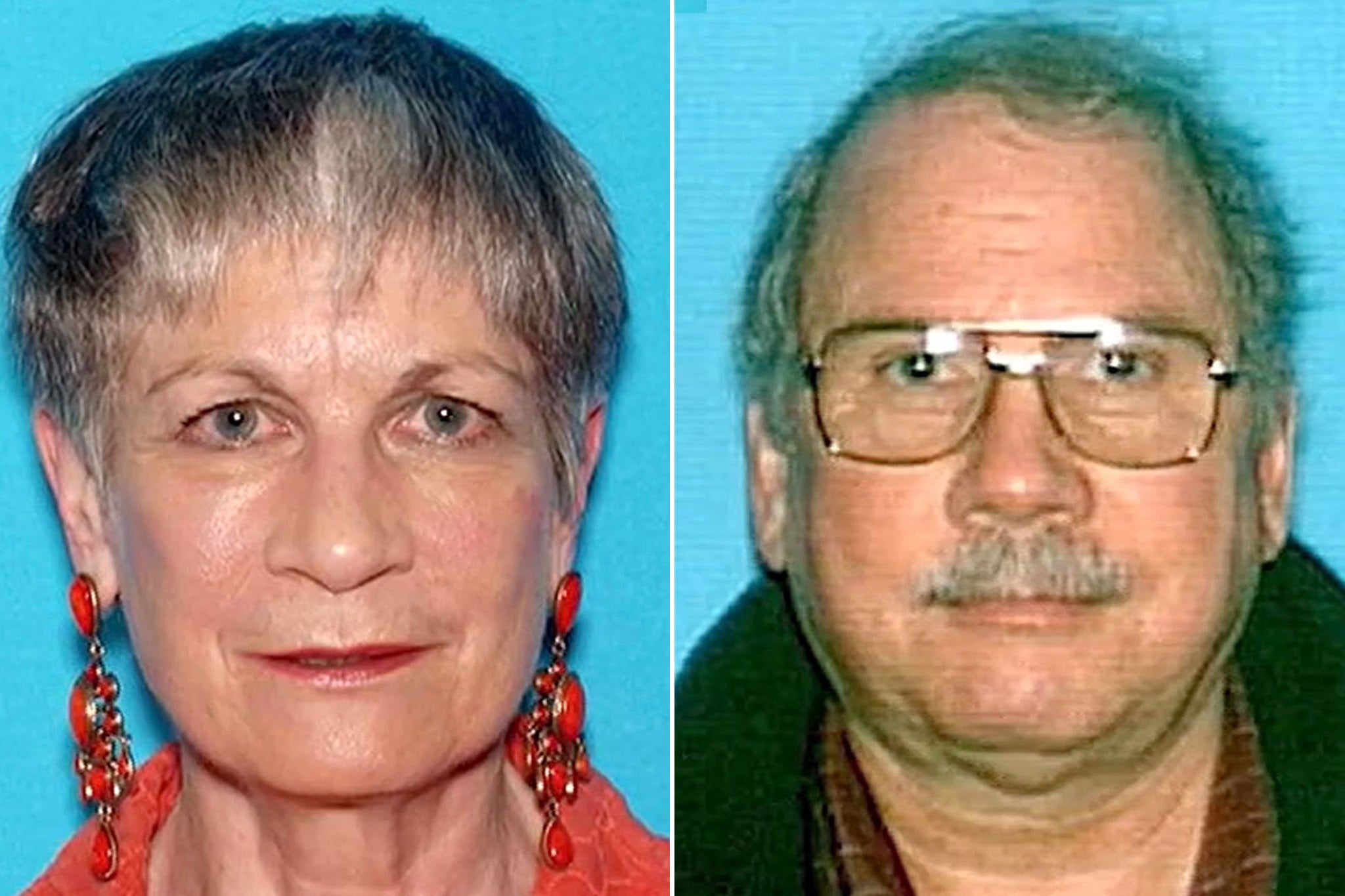 Pamela (left) and John Helmstadter (right) were missing for four days