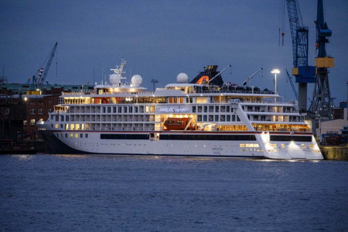 Hapag-Lloyd’s Hanseatic Inspiration was given an unsatisfactory score by the CDC after maggots and a dead bird were found onboard