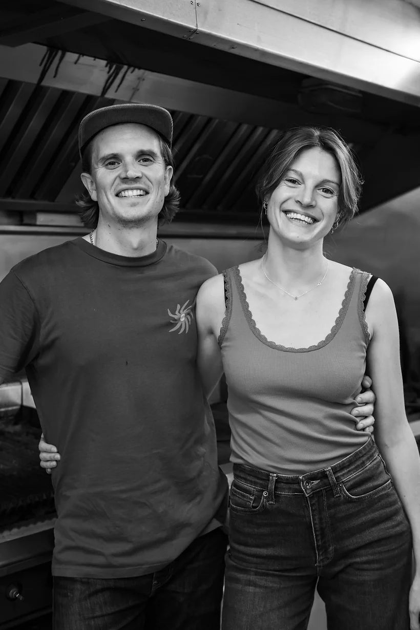 Adam Bush and Sophie Godwin, founders of Scramble London, contributed most of the recipes