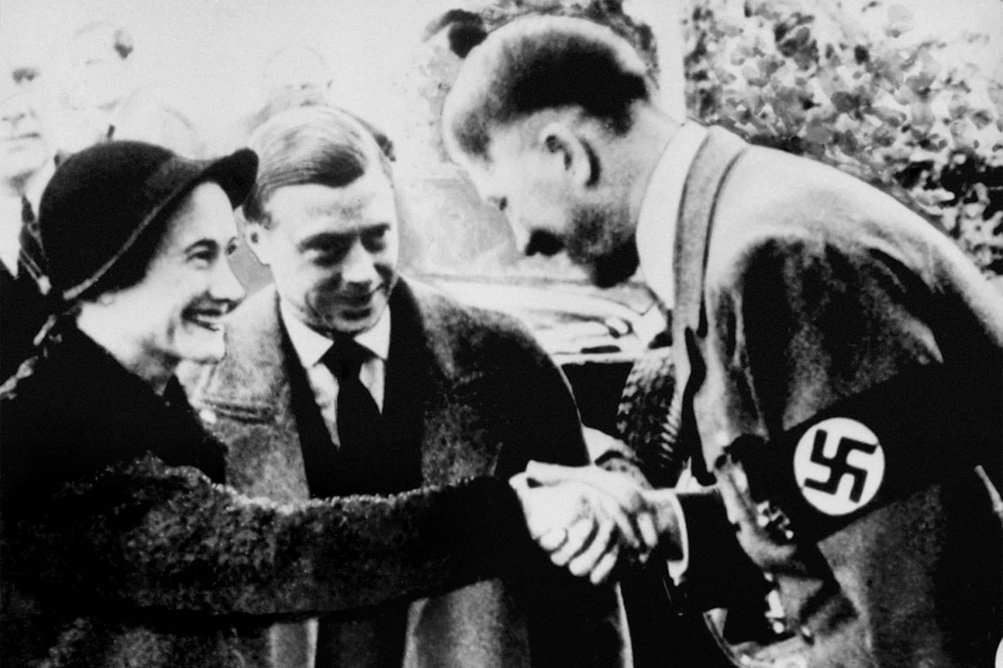 The Duke and Duchess of Windsor meeting with Hitler in Munich in 1937